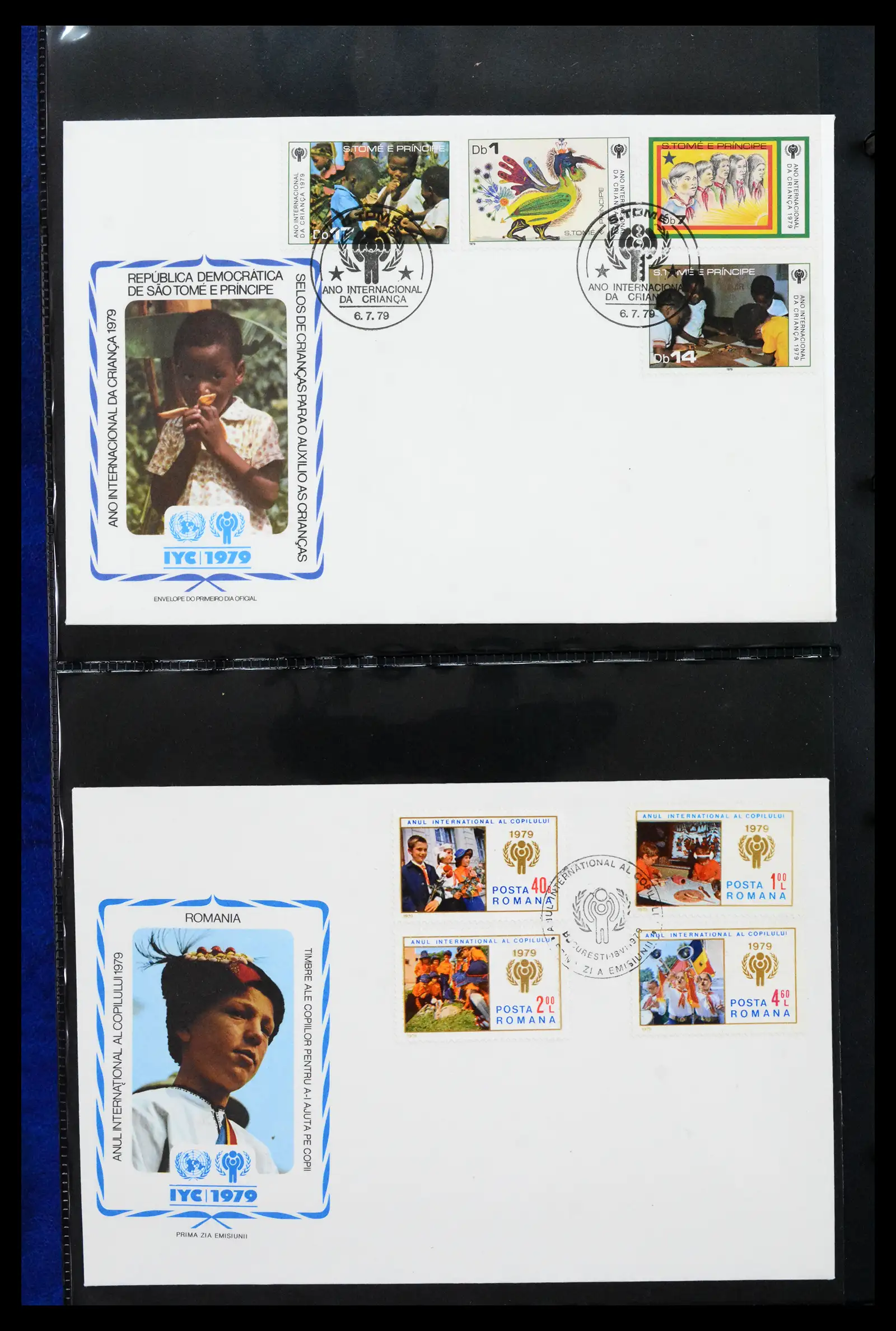 42063 0030 - Stamp collection 42063 Thematics Year of the Child 1979