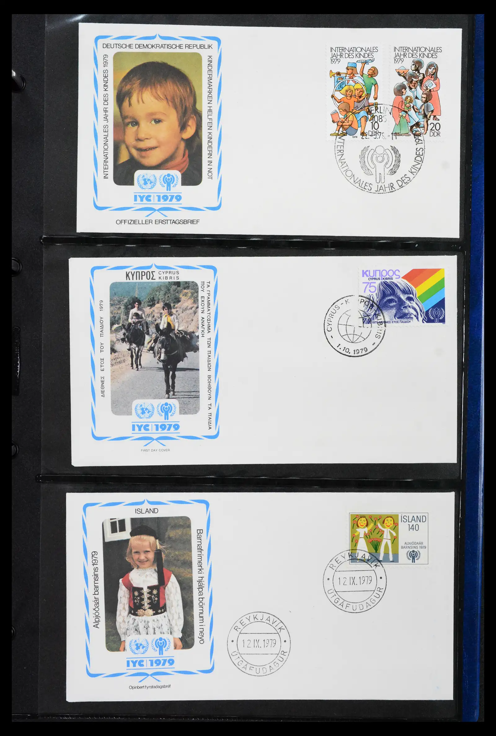 42063 0031 - Stamp collection 42063 Thematics Year of the Child 1979
