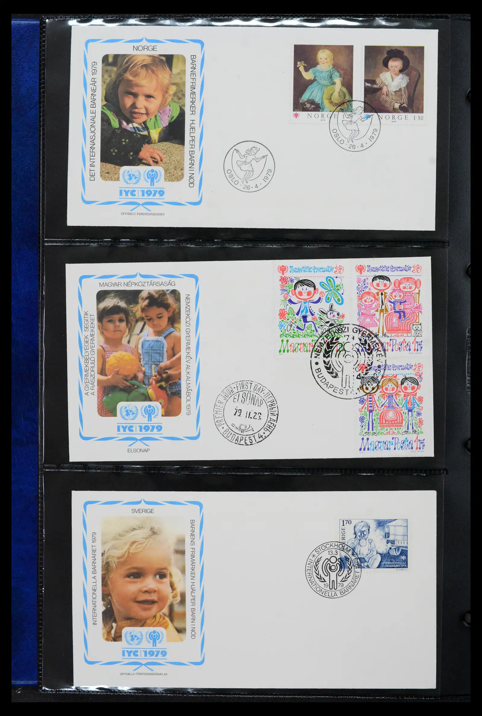 42063 0038 - Stamp collection 42063 Thematics Year of the Child 1979