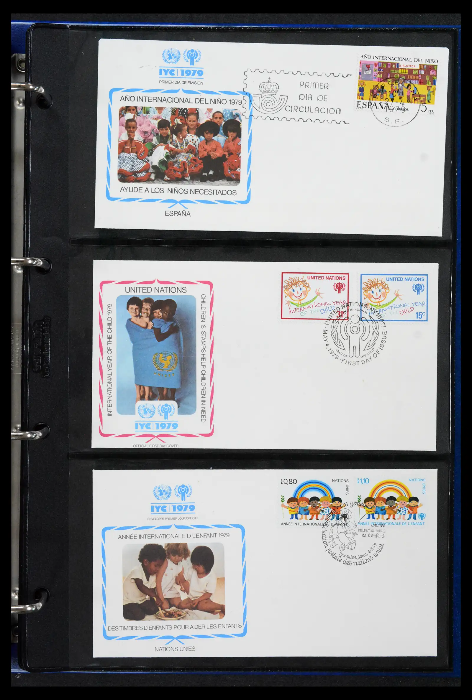 42063 0039 - Stamp collection 42063 Thematics Year of the Child 1979