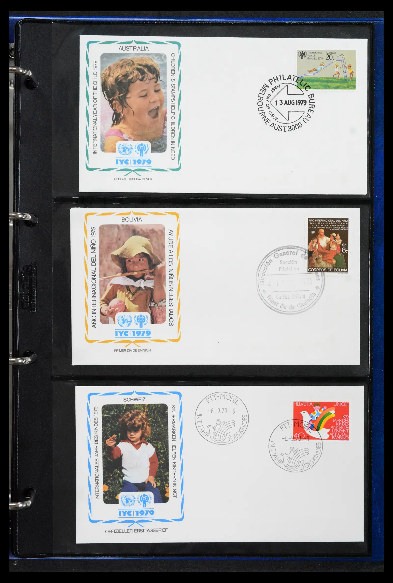 42063 0041 - Stamp collection 42063 Thematics Year of the Child 1979