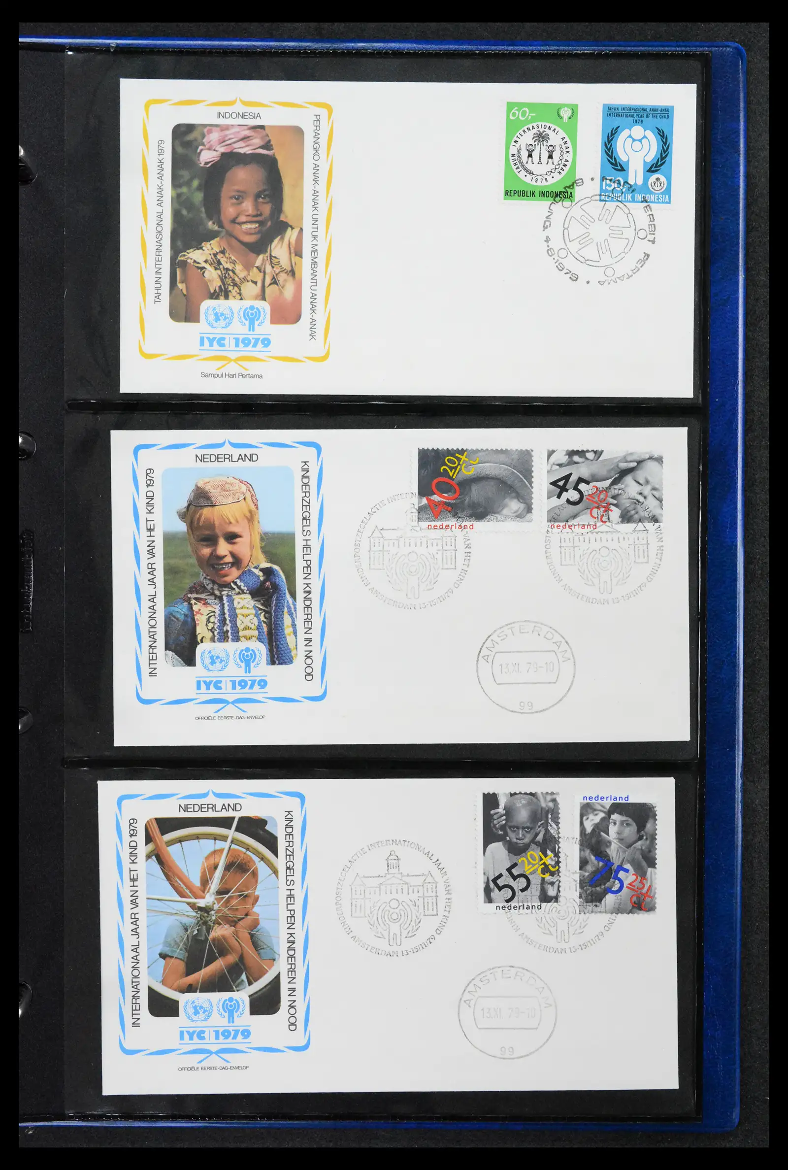 42063 0043 - Stamp collection 42063 Thematics Year of the Child 1979