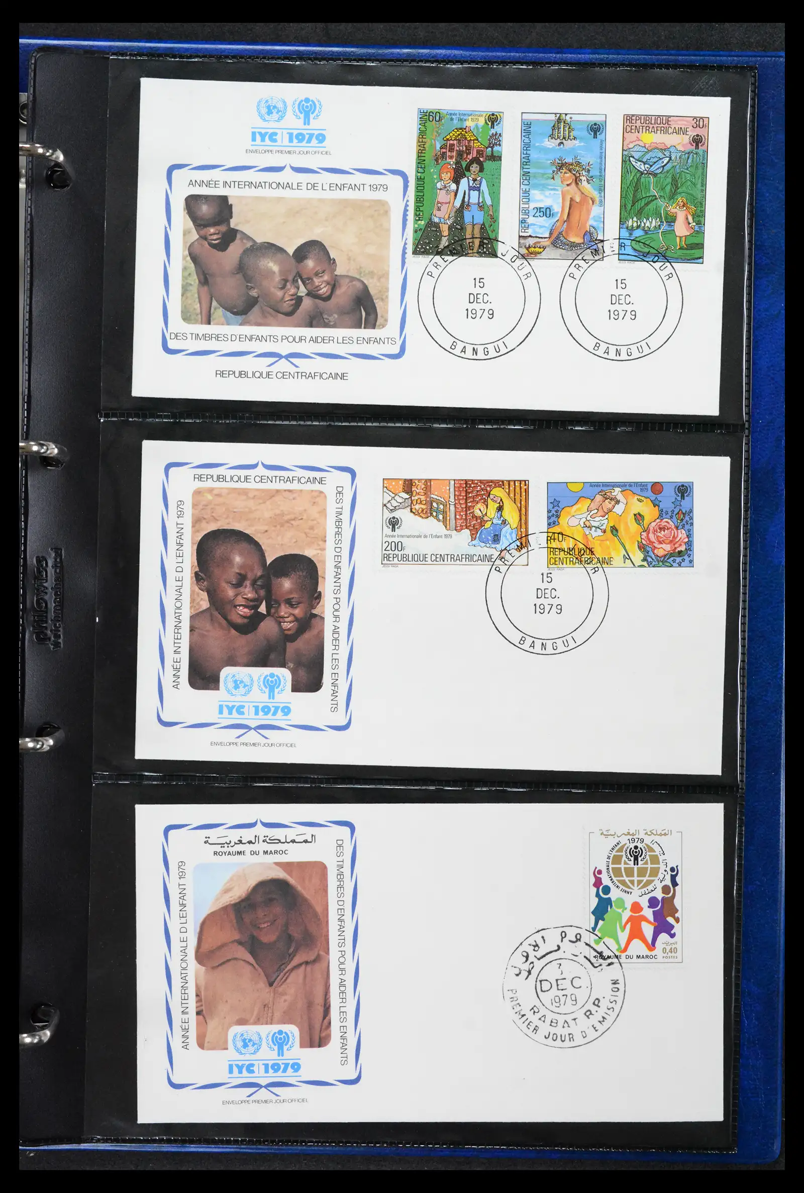 42063 0045 - Stamp collection 42063 Thematics Year of the Child 1979