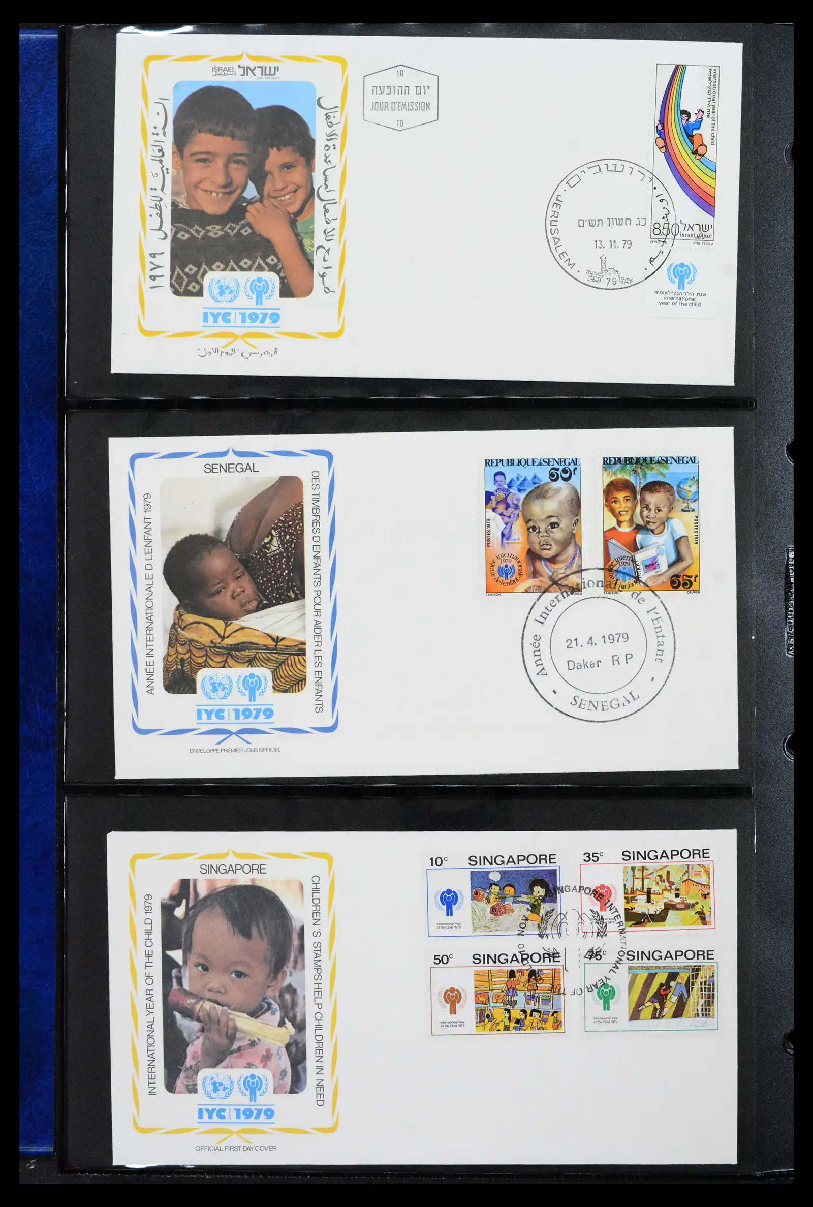 42063 0046 - Stamp collection 42063 Thematics Year of the Child 1979