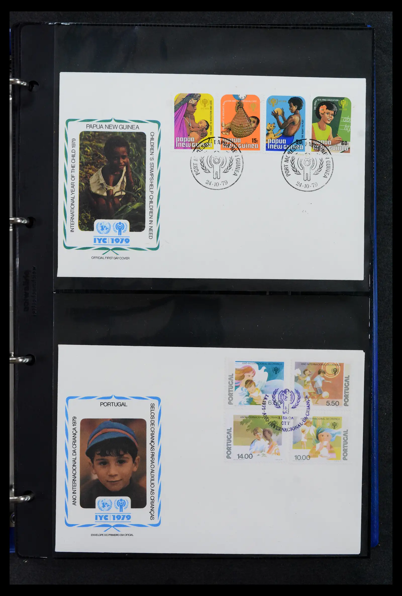 42063 0054 - Stamp collection 42063 Thematics Year of the Child 1979