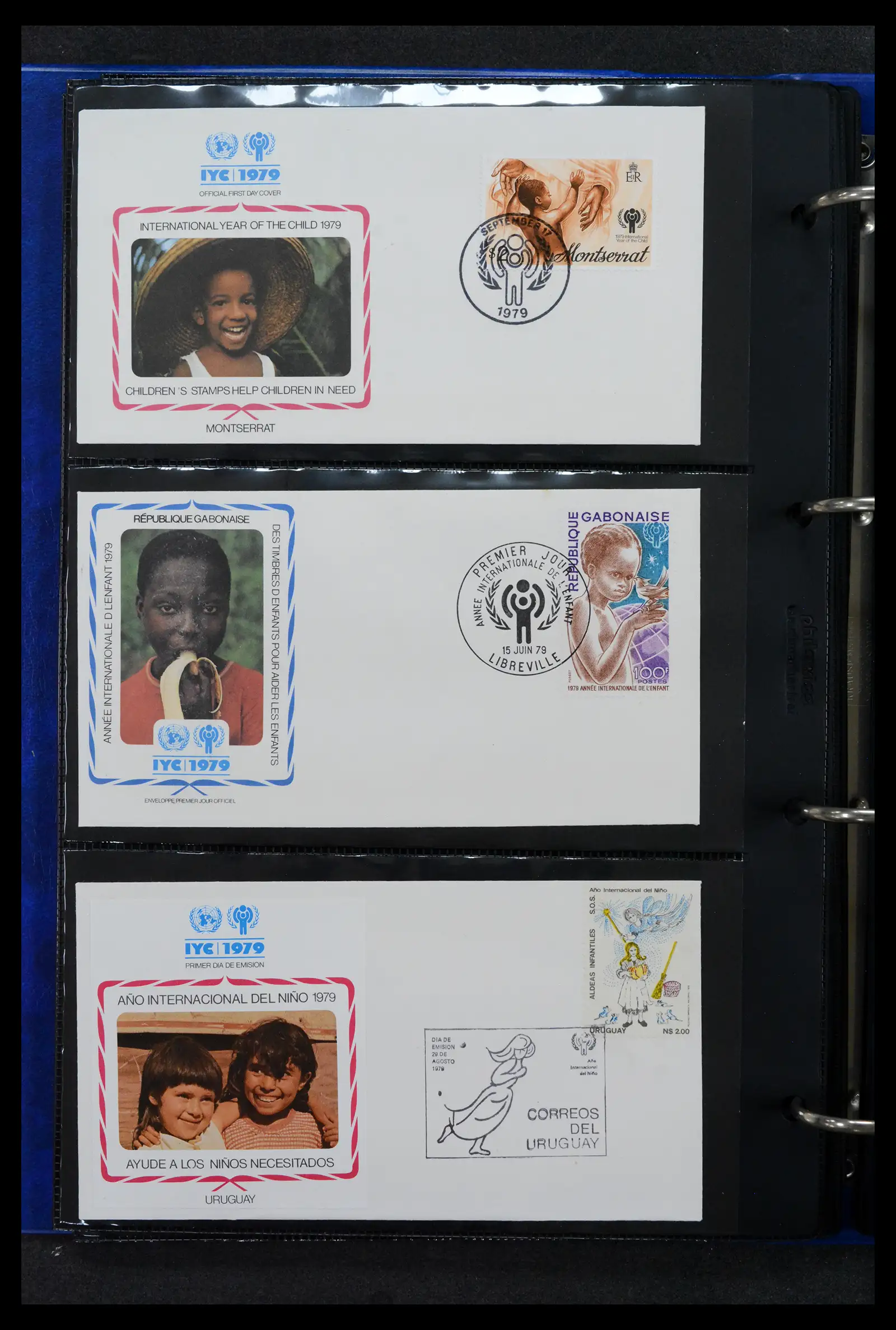 42063 0061 - Stamp collection 42063 Thematics Year of the Child 1979
