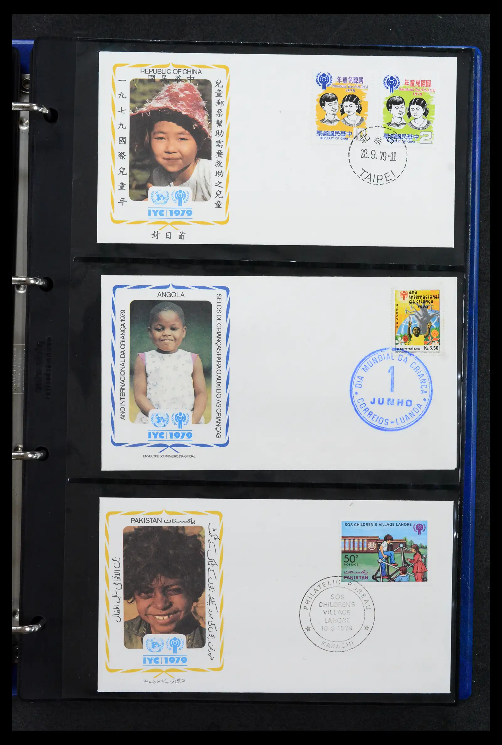 42063 0062 - Stamp collection 42063 Thematics Year of the Child 1979