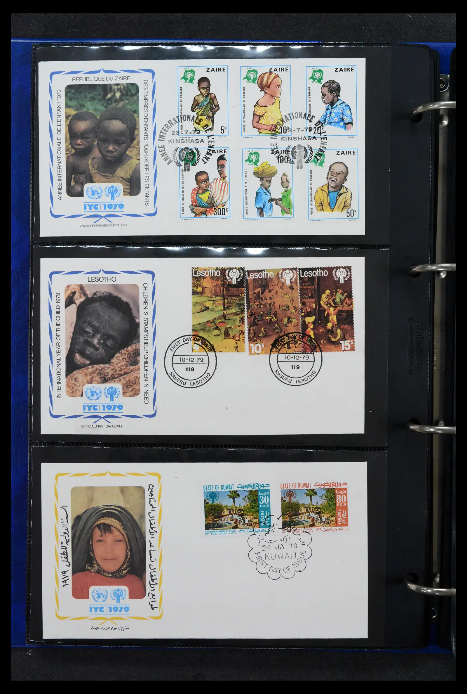 42063 0063 - Stamp collection 42063 Thematics Year of the Child 1979