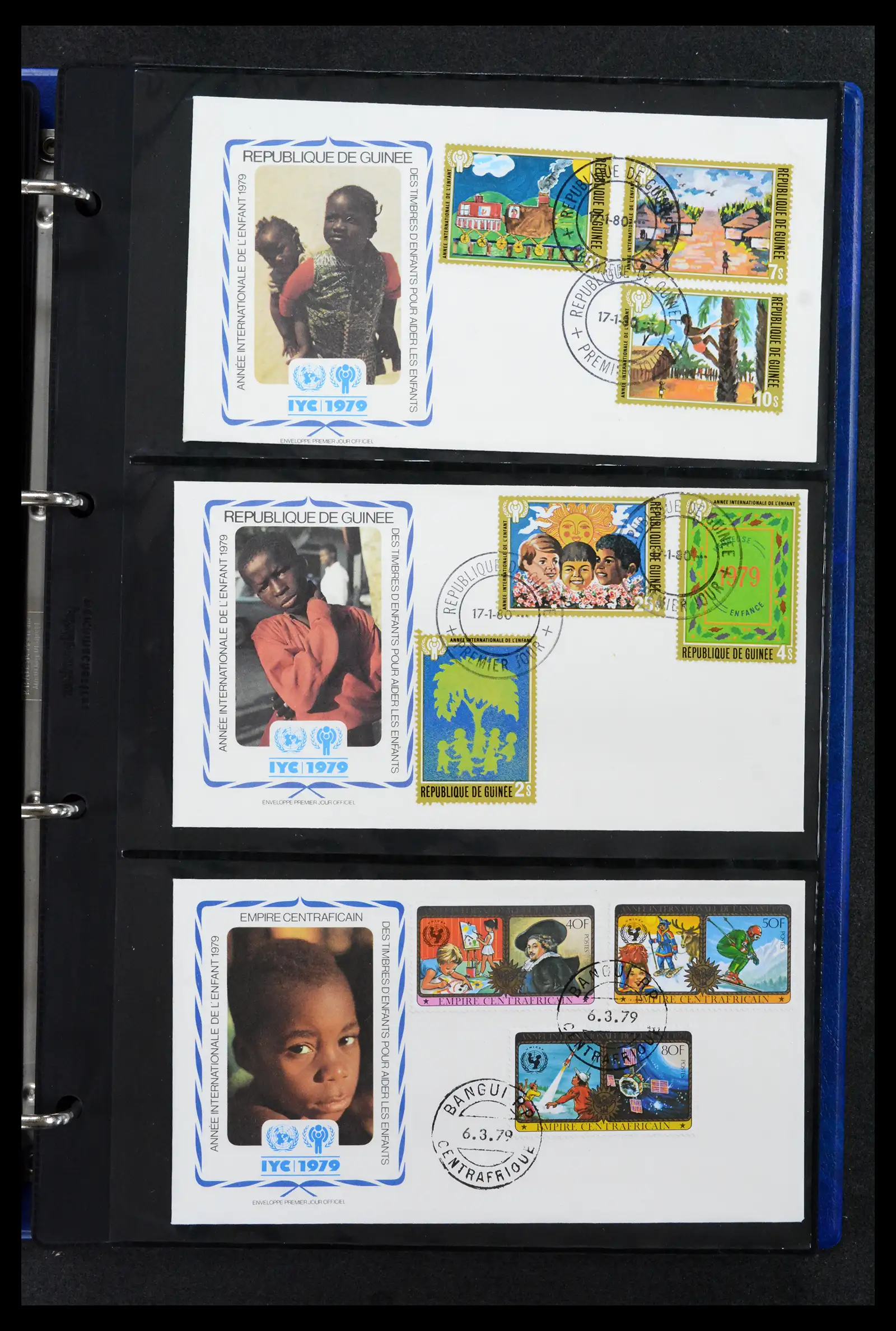 42063 0064 - Stamp collection 42063 Thematics Year of the Child 1979