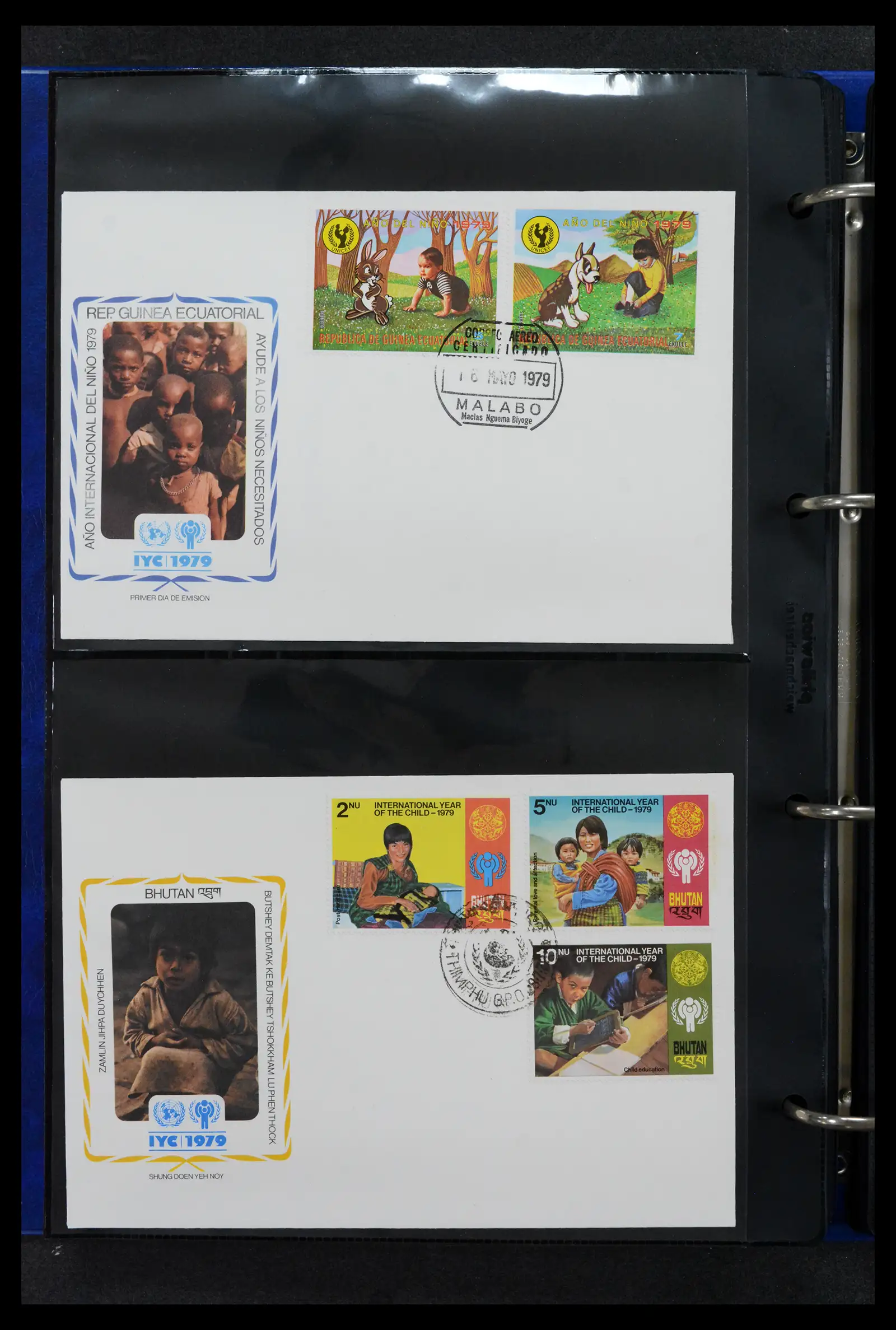 42063 0068 - Stamp collection 42063 Thematics Year of the Child 1979