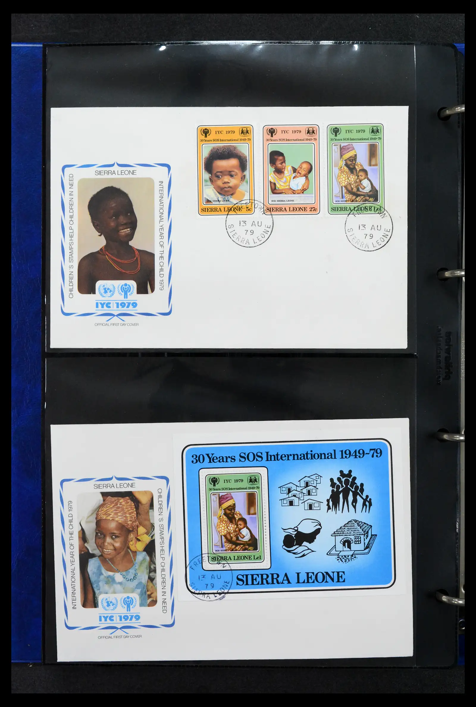 42063 0072 - Stamp collection 42063 Thematics Year of the Child 1979