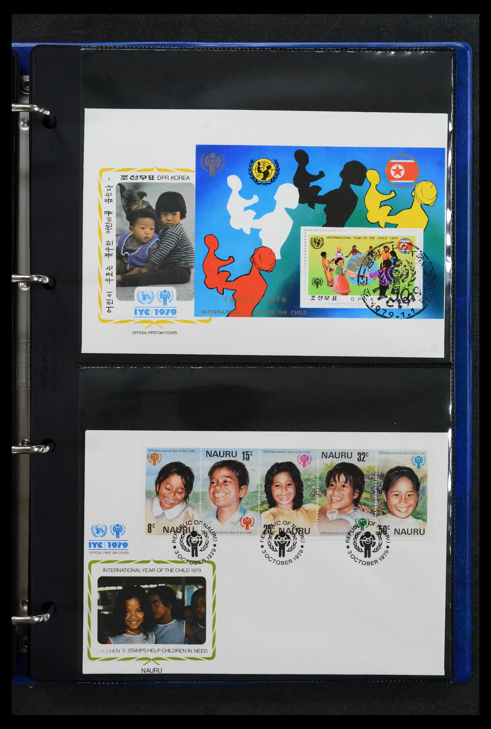 42063 0073 - Stamp collection 42063 Thematics Year of the Child 1979