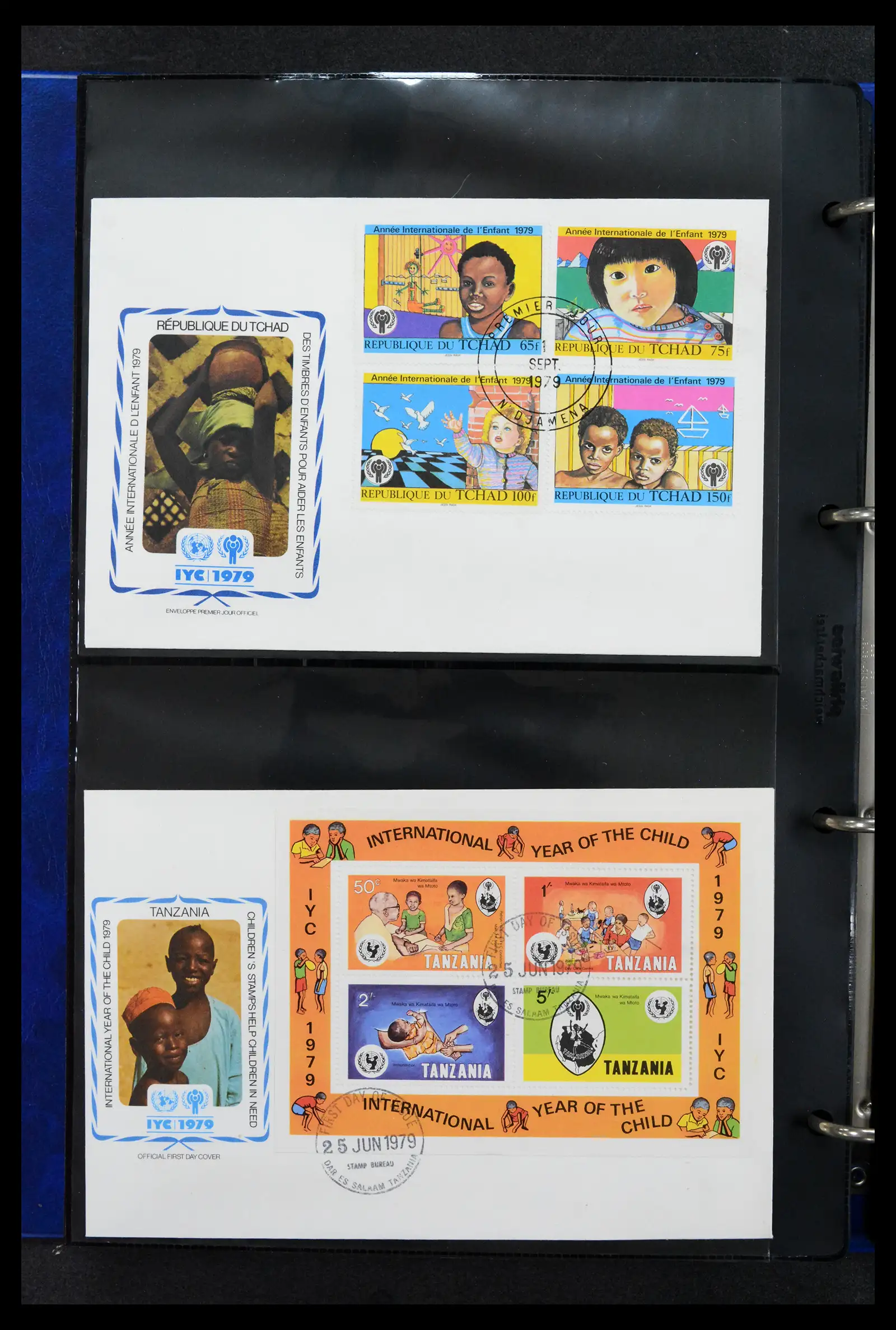 42063 0074 - Stamp collection 42063 Thematics Year of the Child 1979