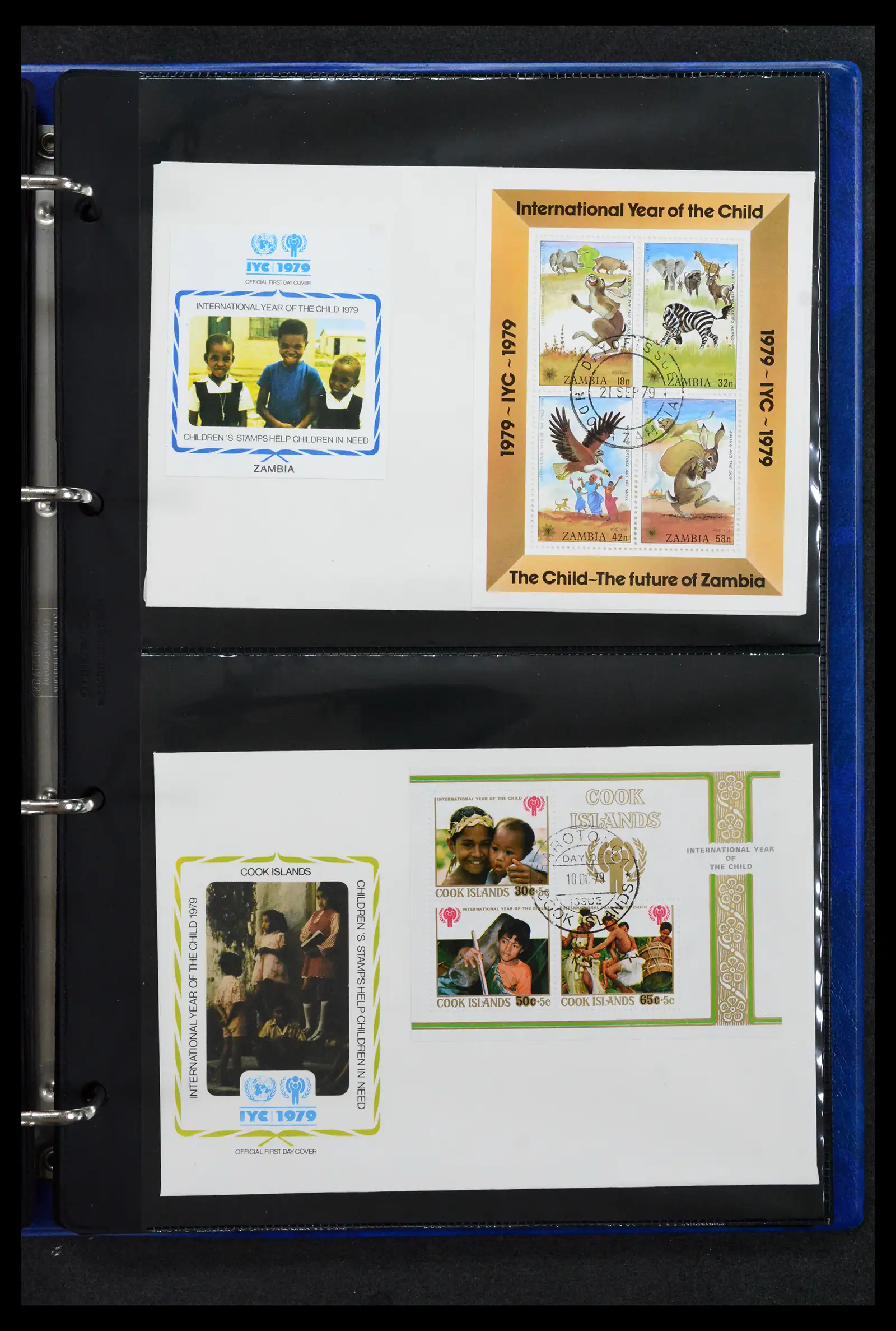 42063 0077 - Stamp collection 42063 Thematics Year of the Child 1979