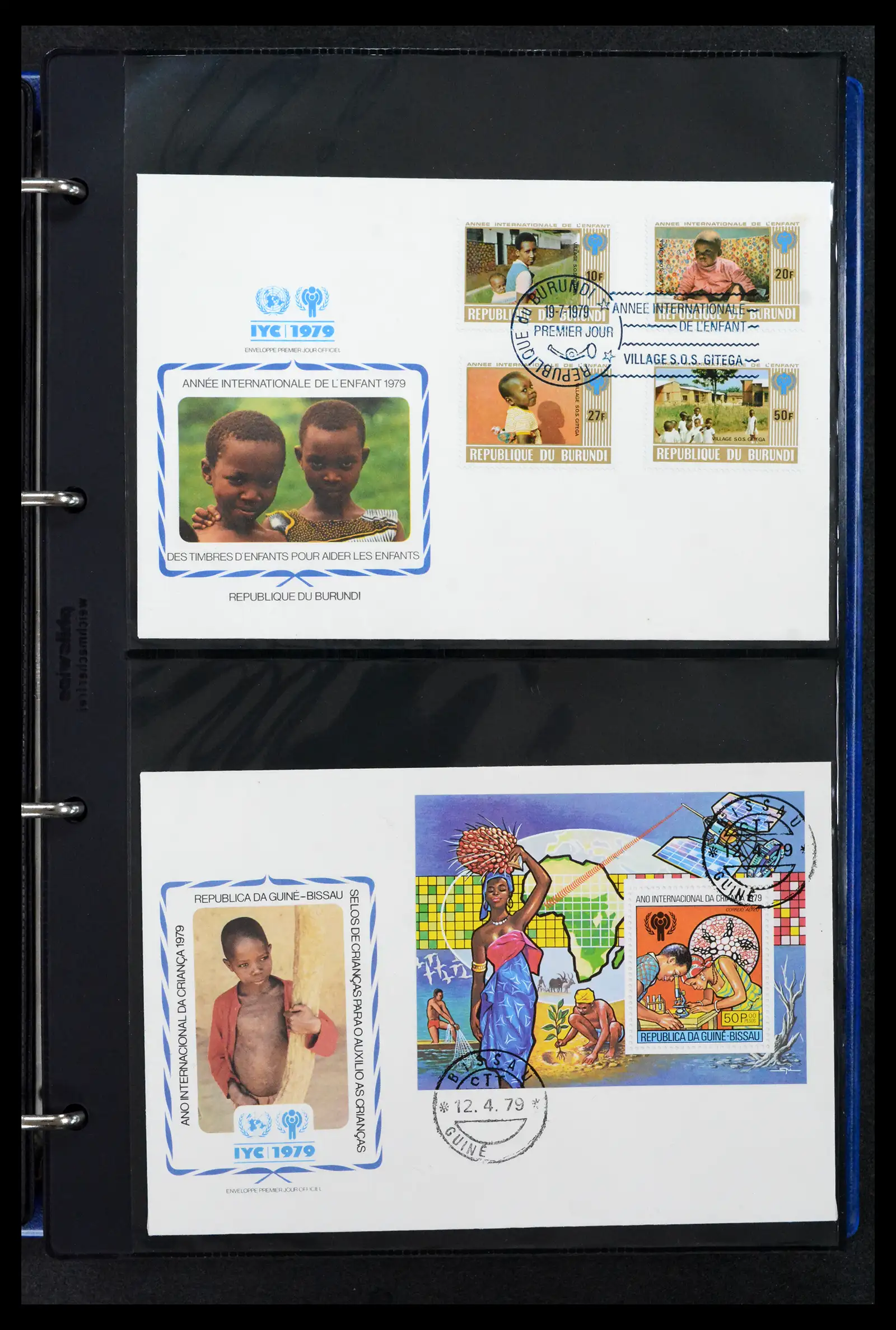 42063 0085 - Stamp collection 42063 Thematics Year of the Child 1979