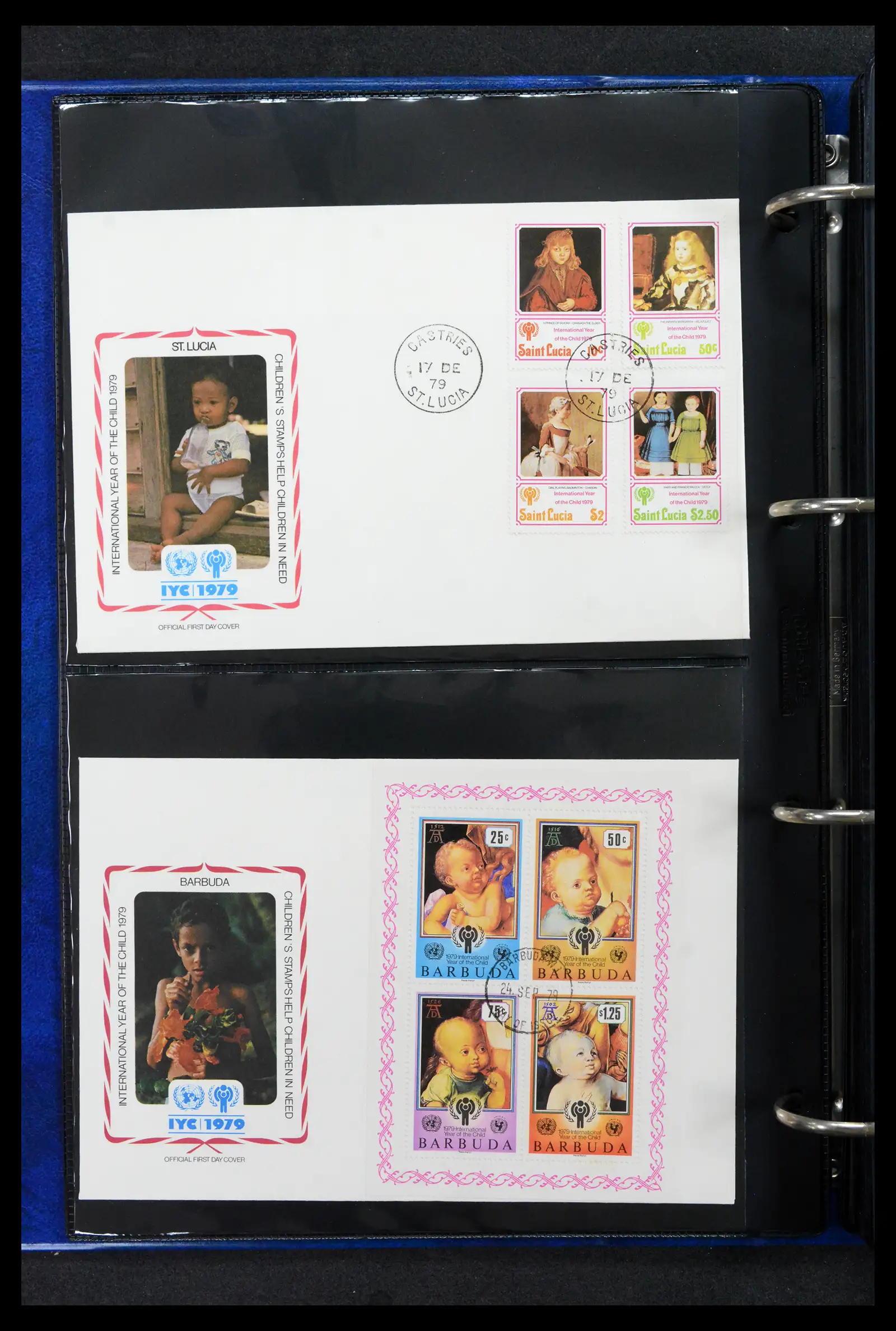 42063 0086 - Stamp collection 42063 Thematics Year of the Child 1979