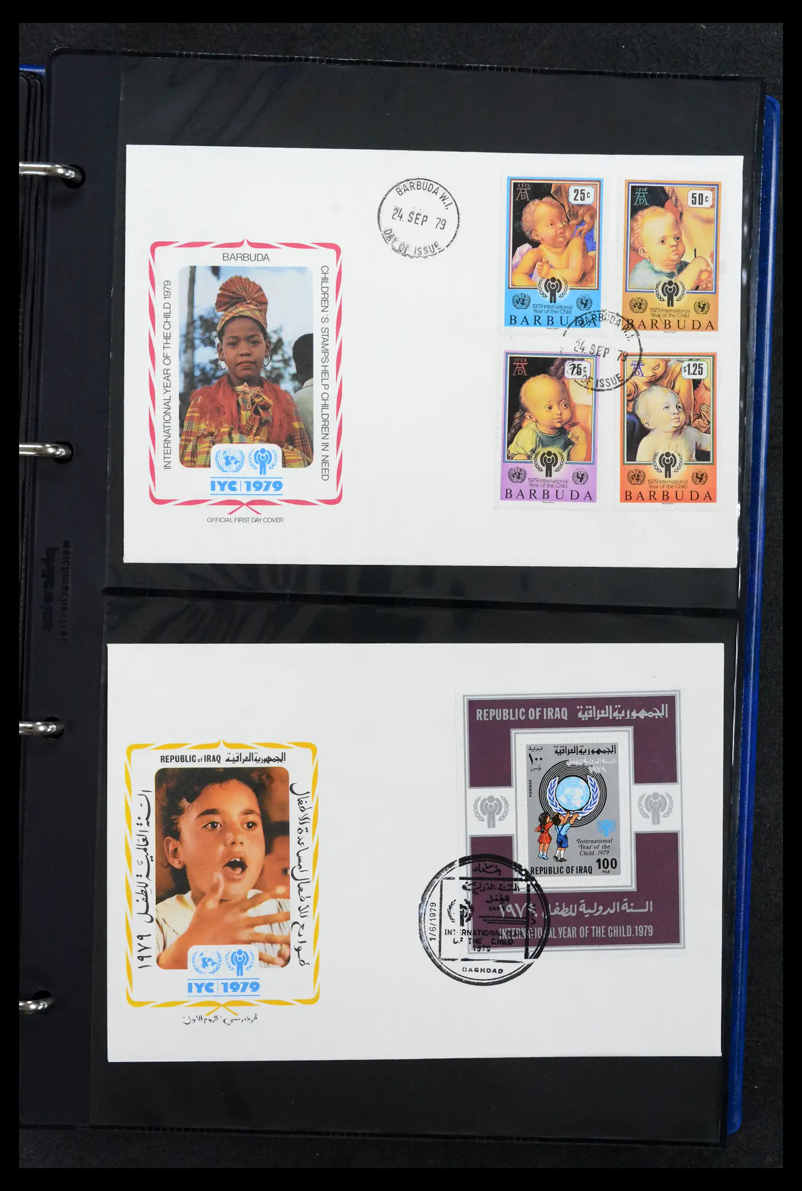 42063 0087 - Stamp collection 42063 Thematics Year of the Child 1979