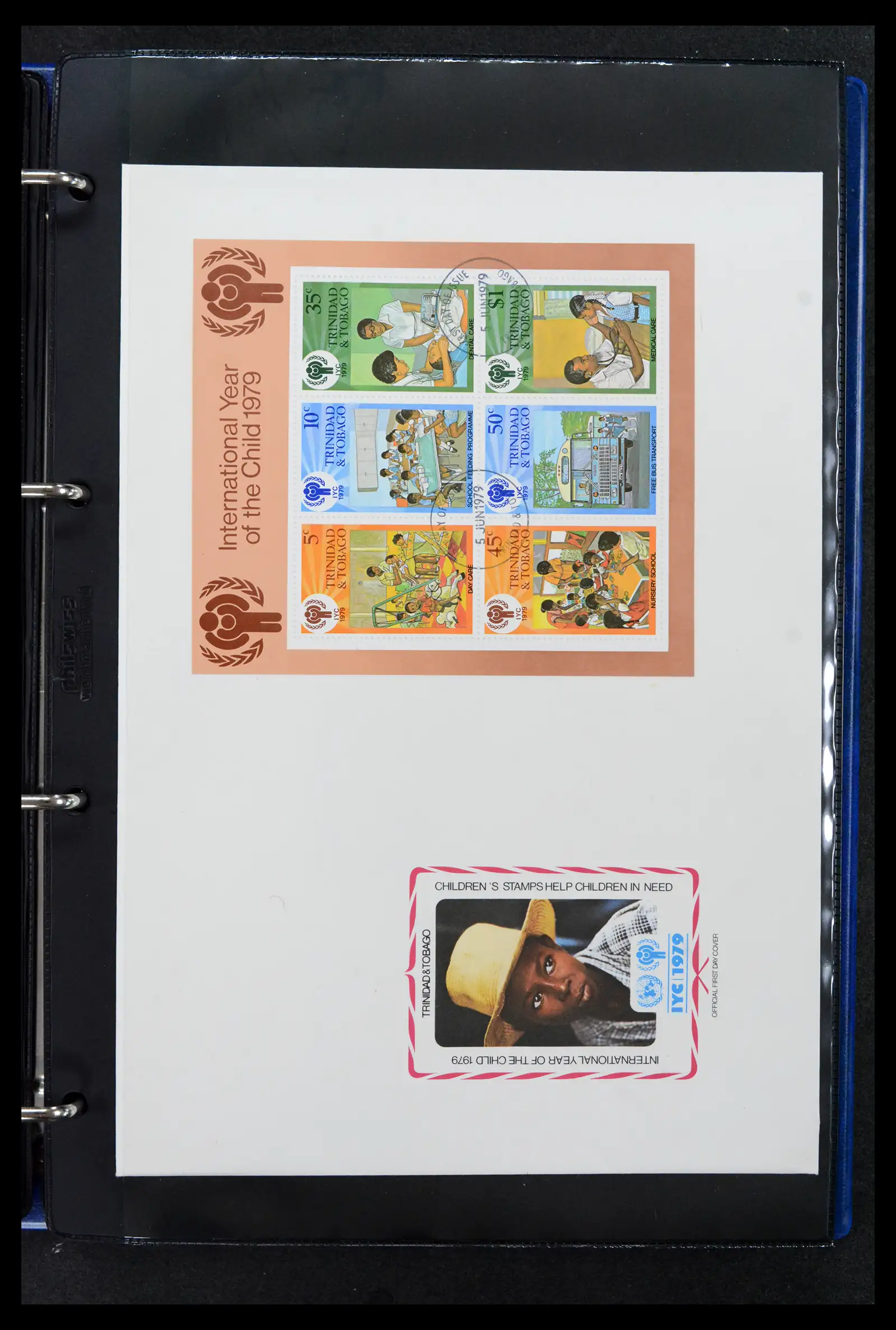 42063 0091 - Stamp collection 42063 Thematics Year of the Child 1979