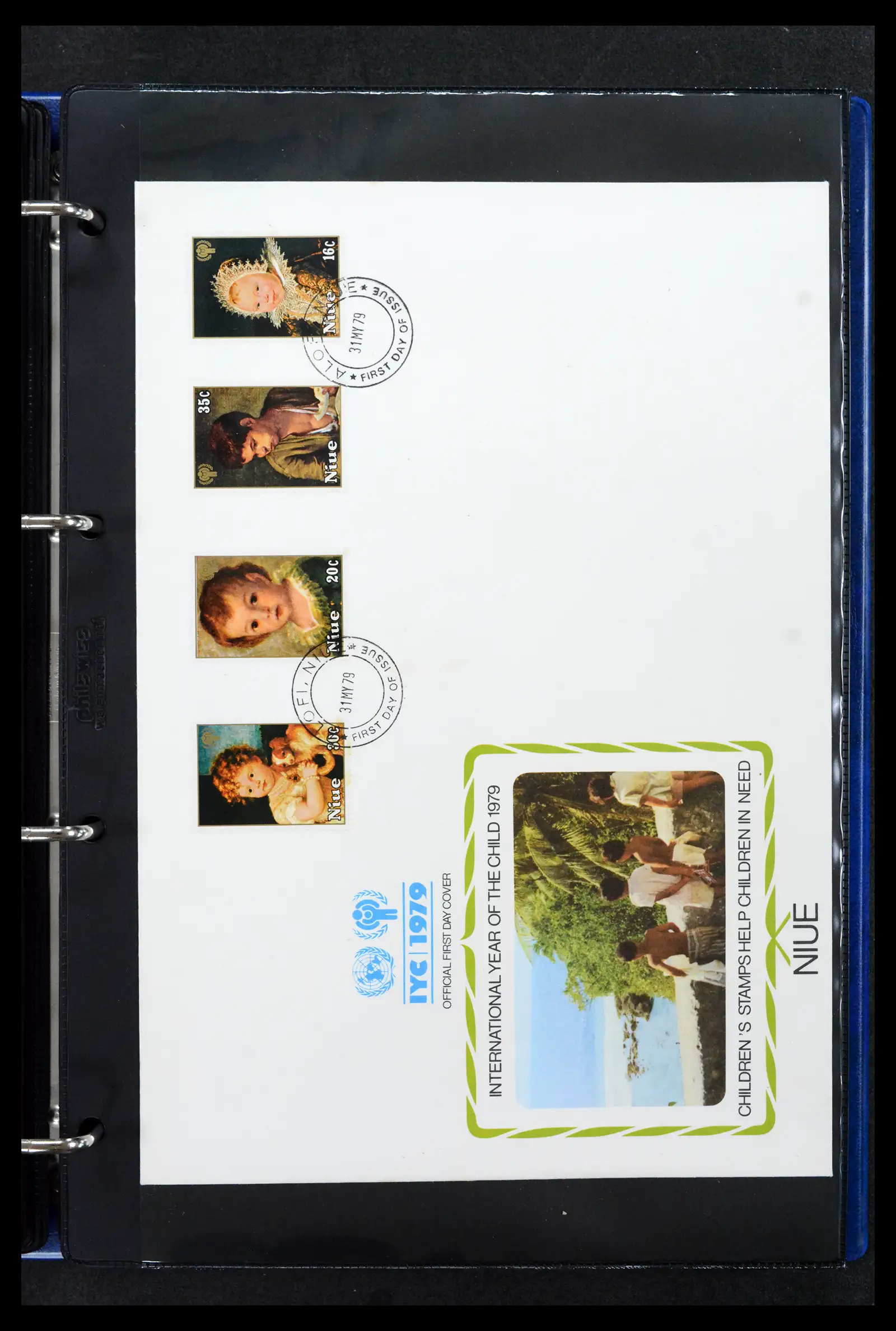 42063 0097 - Stamp collection 42063 Thematics Year of the Child 1979