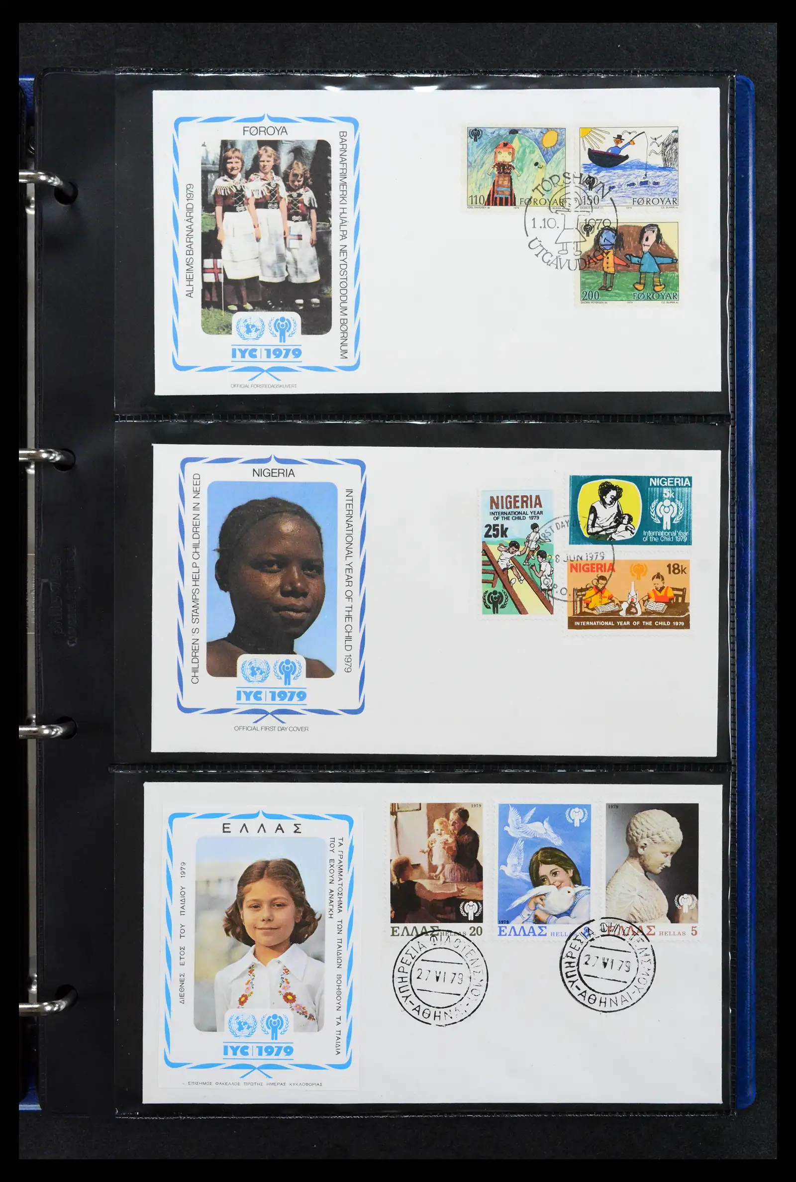 42063 0099 - Stamp collection 42063 Thematics Year of the Child 1979