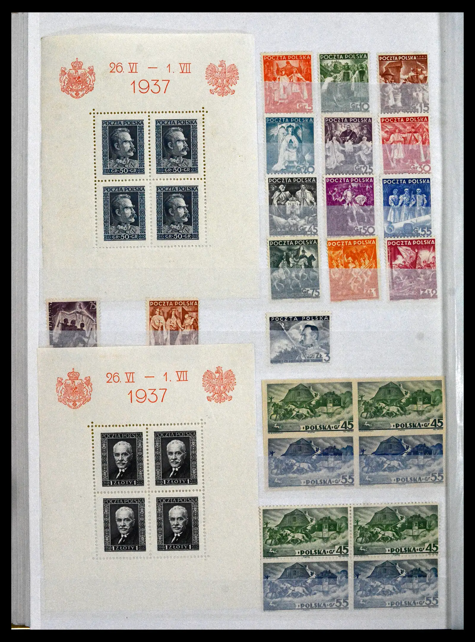 42070 0022 - Postzegelverzameling 42070 Polen 1860-1944.