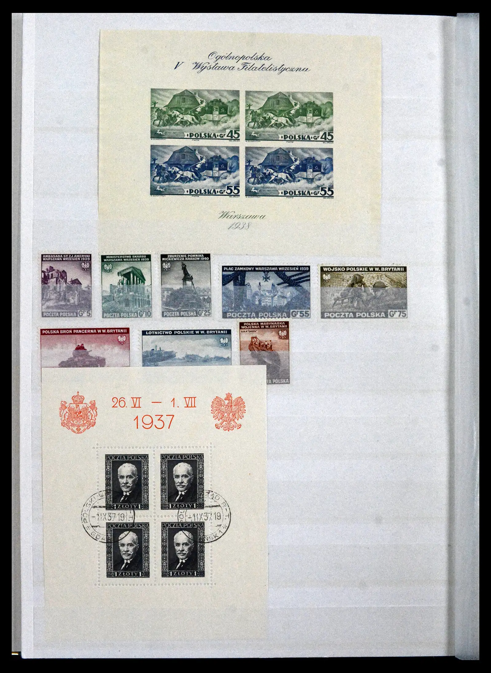42070 0026 - Postzegelverzameling 42070 Polen 1860-1944.