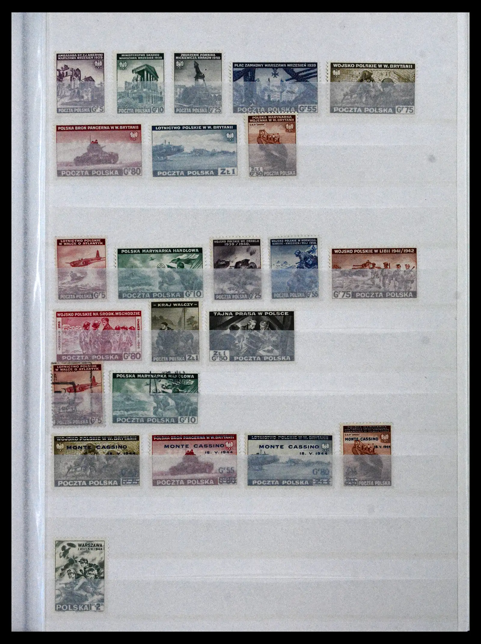 42070 0027 - Postzegelverzameling 42070 Polen 1860-1944.