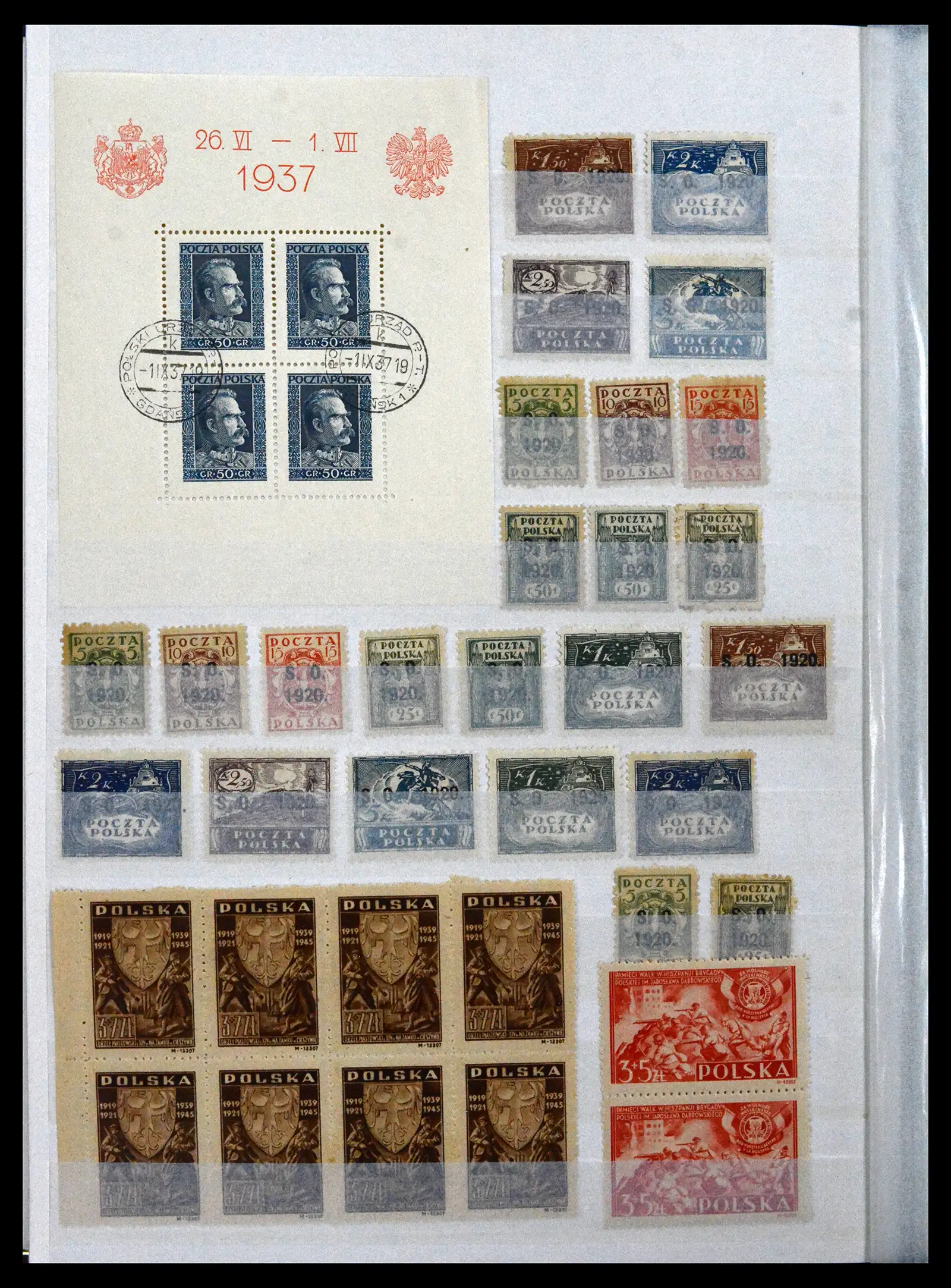 42070 0032 - Postzegelverzameling 42070 Polen 1860-1944.