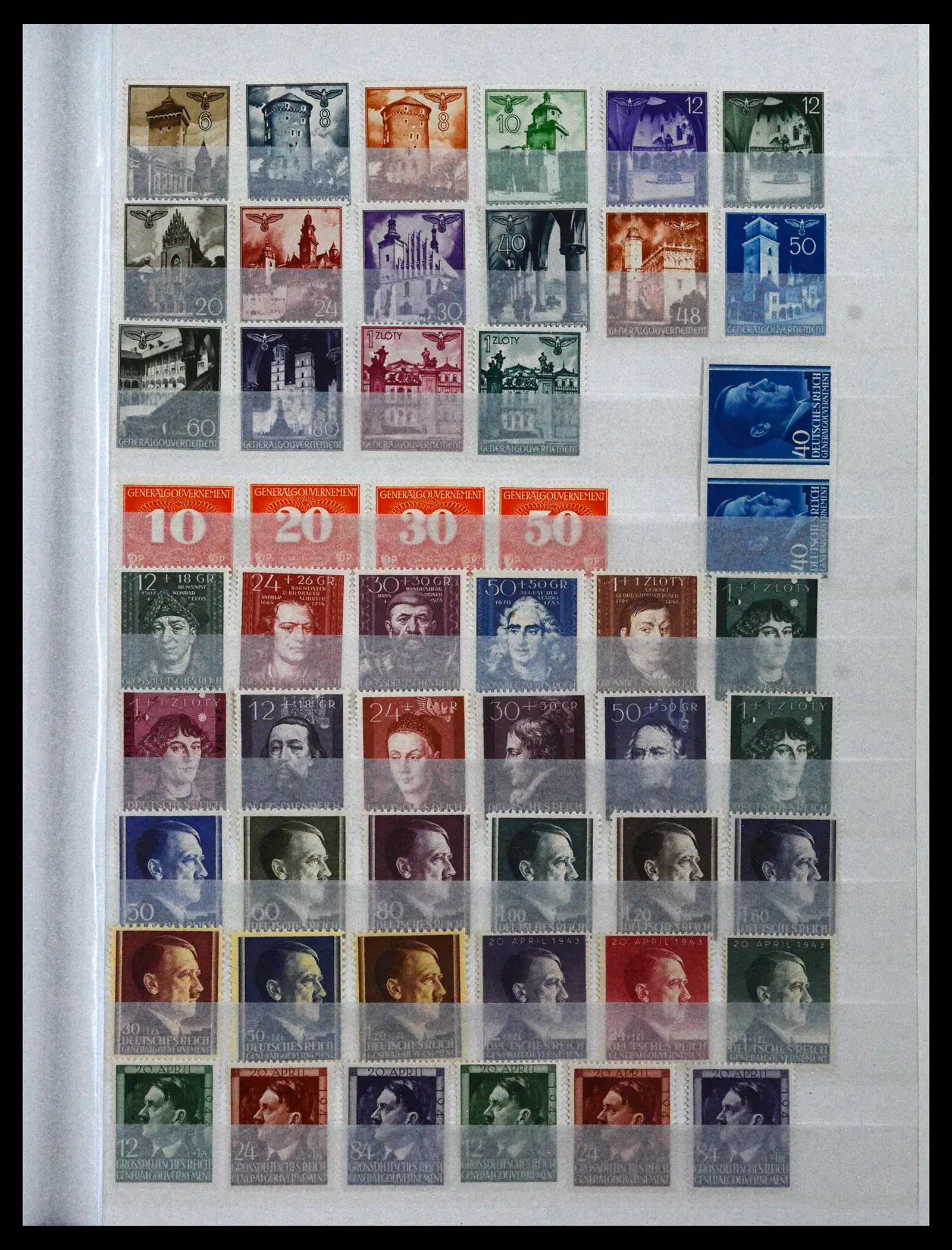 42070 0033 - Postzegelverzameling 42070 Polen 1860-1944.