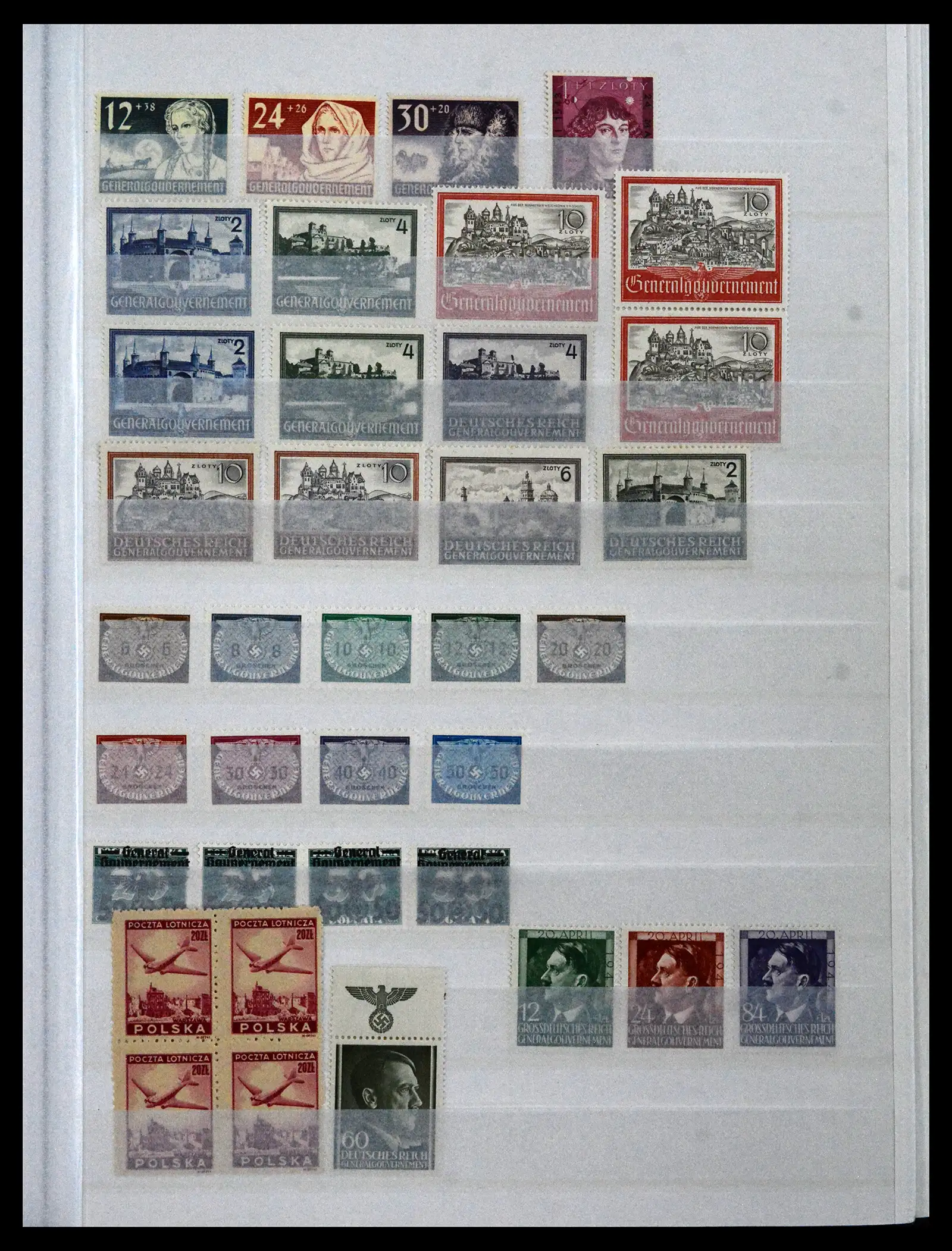 42070 0035 - Postzegelverzameling 42070 Polen 1860-1944.