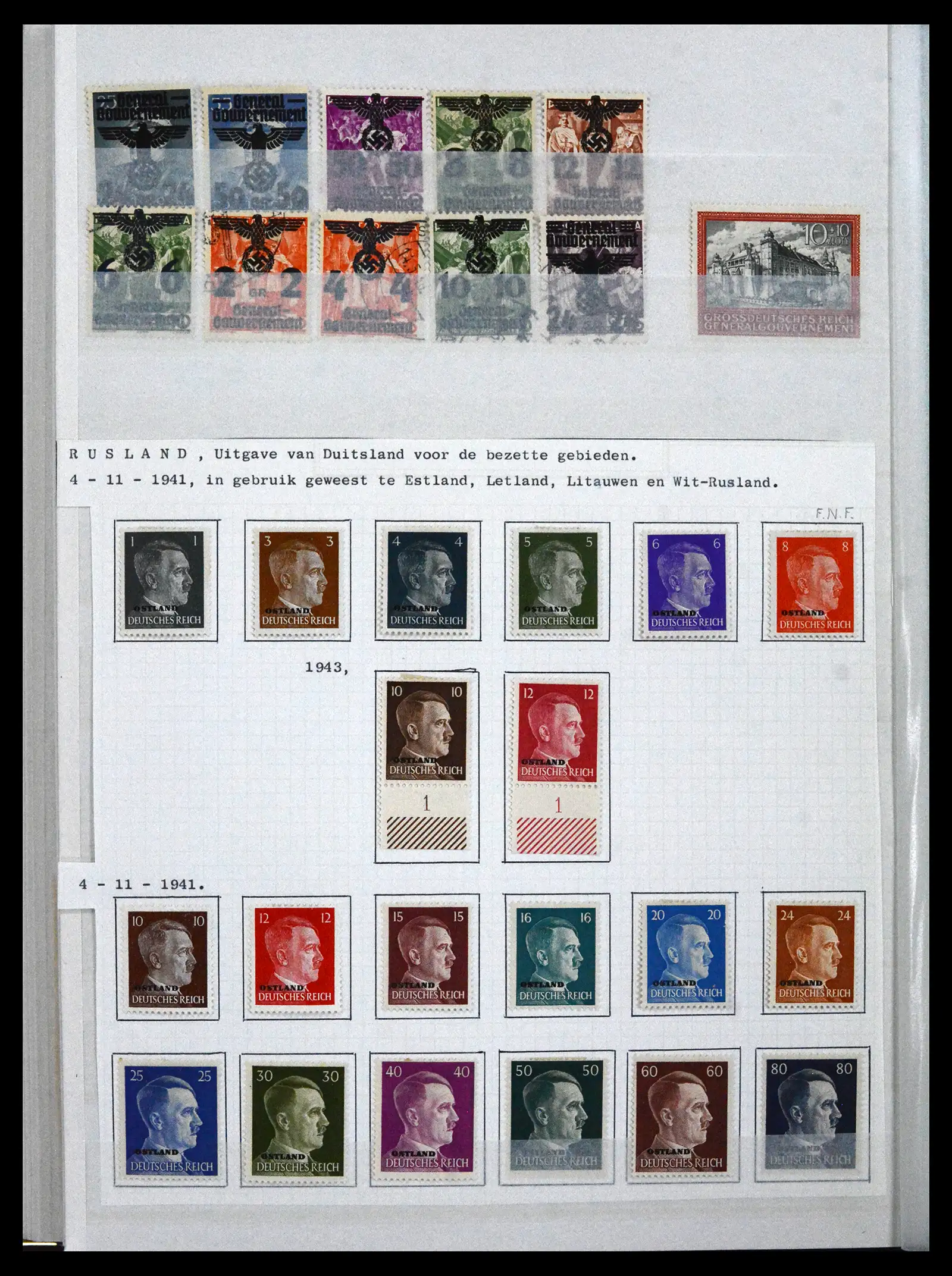 42070 0036 - Postzegelverzameling 42070 Polen 1860-1944.