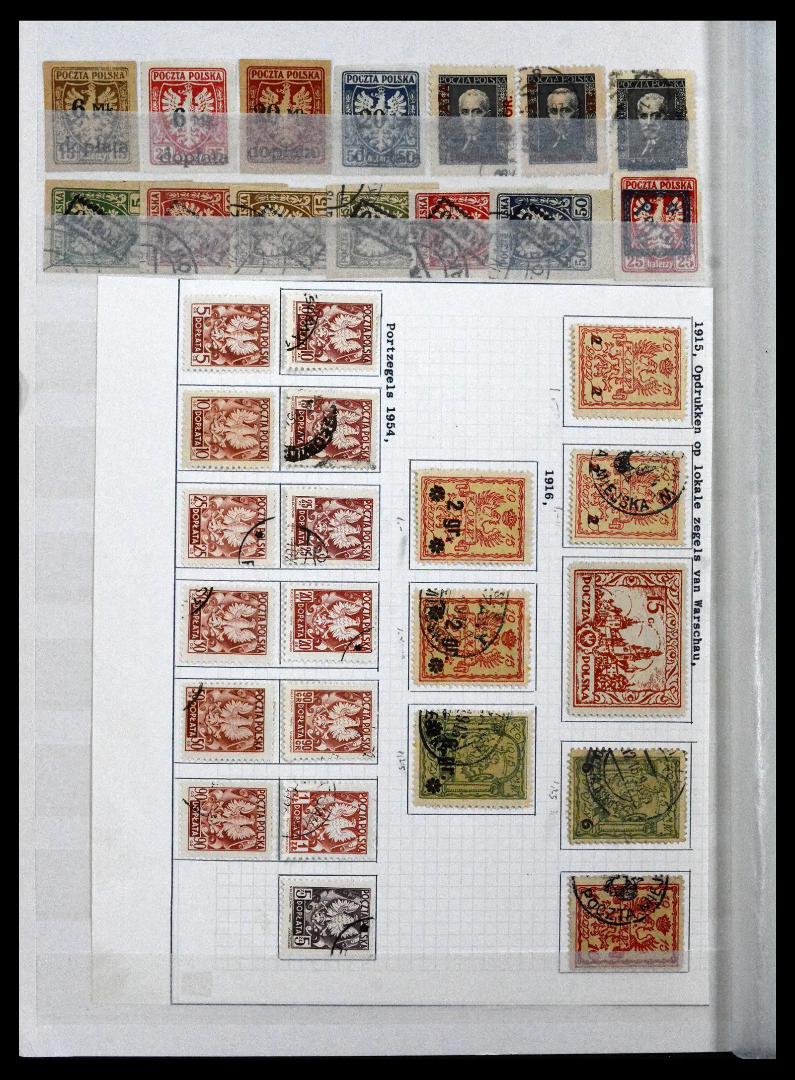 42070 0055 - Postzegelverzameling 42070 Polen 1860-1944.