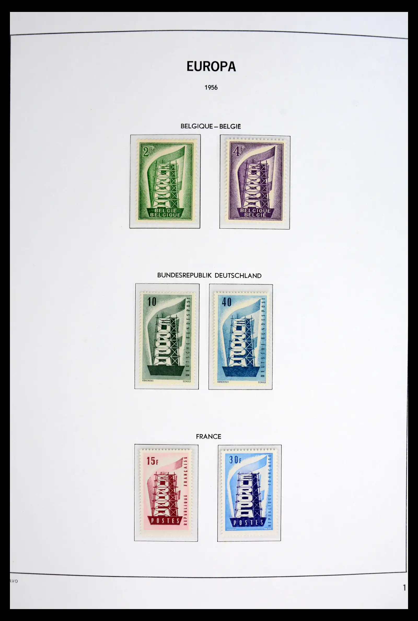 42075 0001 - Stamp collection 42075 Europa Cept complete mnh 1956-2012!
