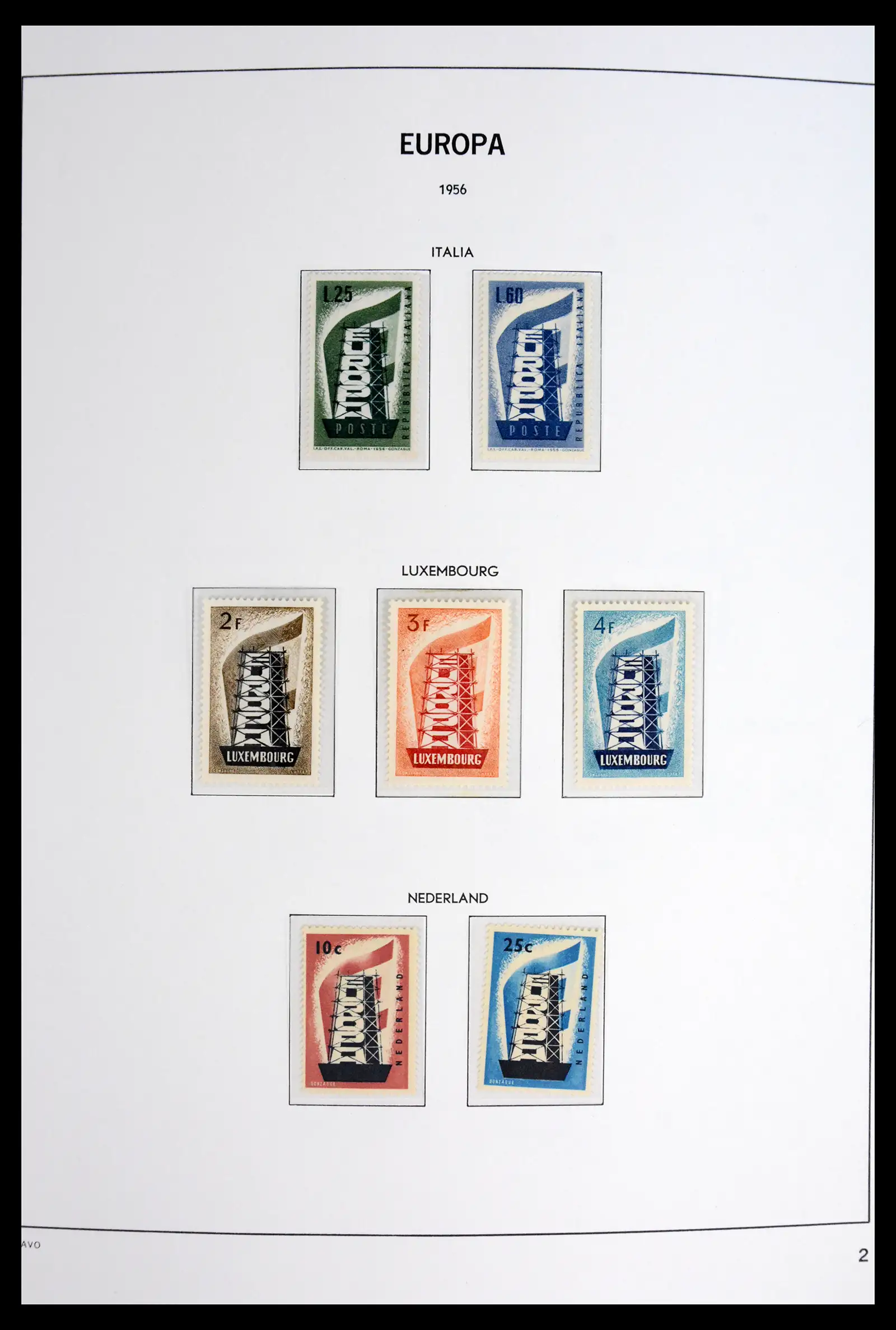 42075 0002 - Stamp collection 42075 Europa Cept complete mnh 1956-2012!