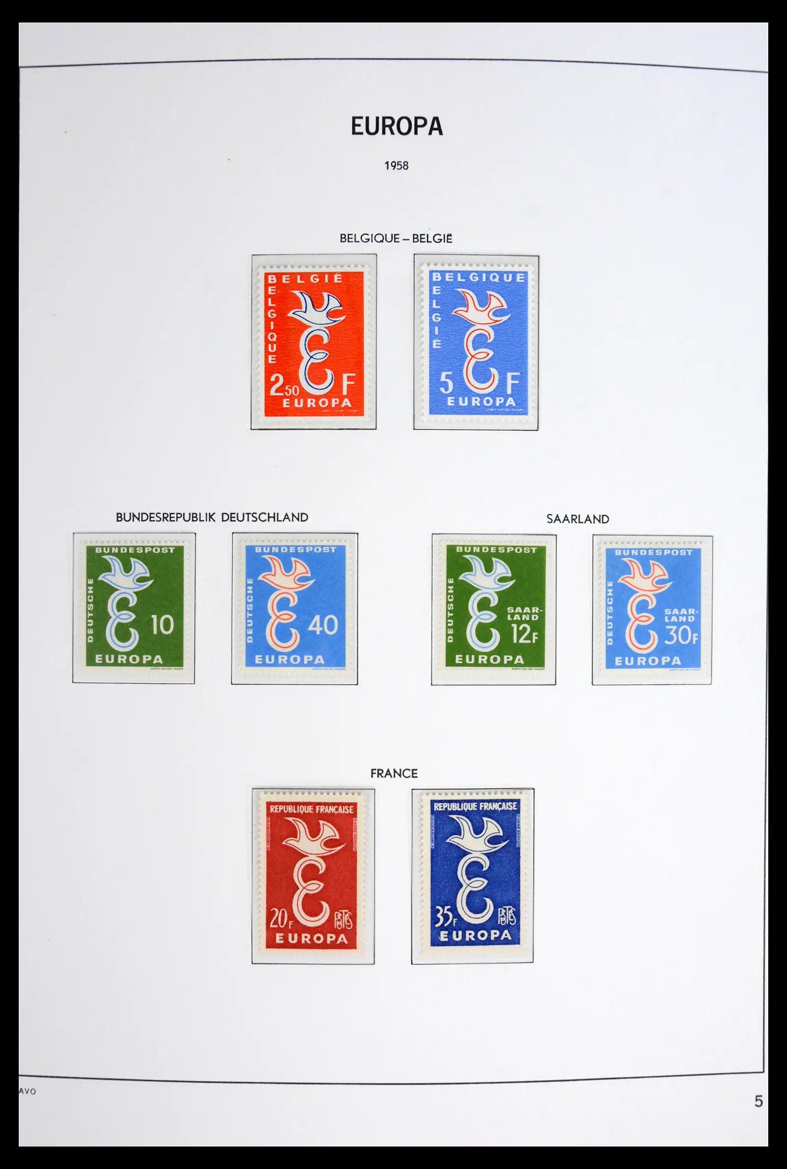 42075 0005 - Stamp collection 42075 Europa Cept complete mnh 1956-2012!