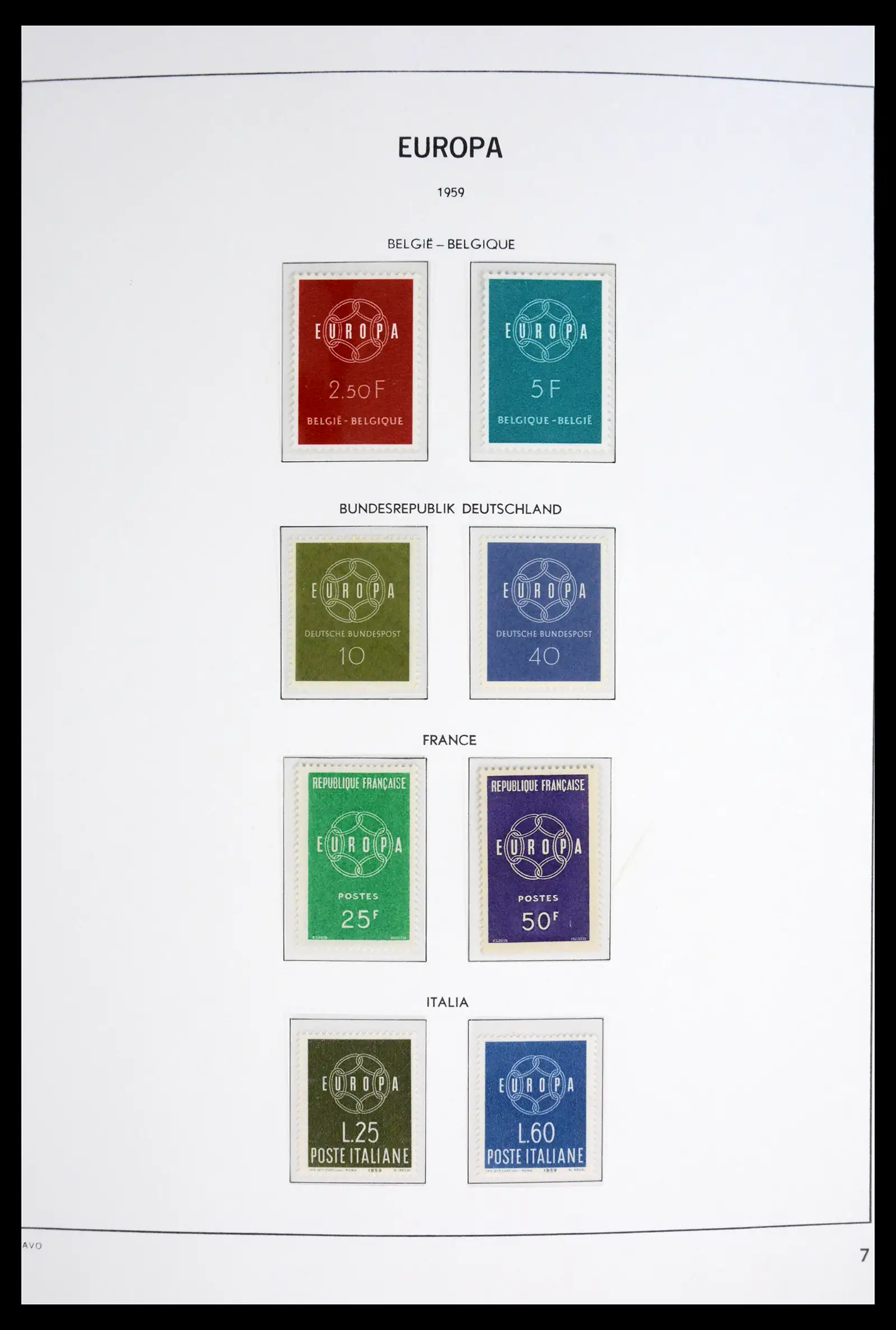 42075 0007 - Stamp collection 42075 Europa Cept complete mnh 1956-2012!