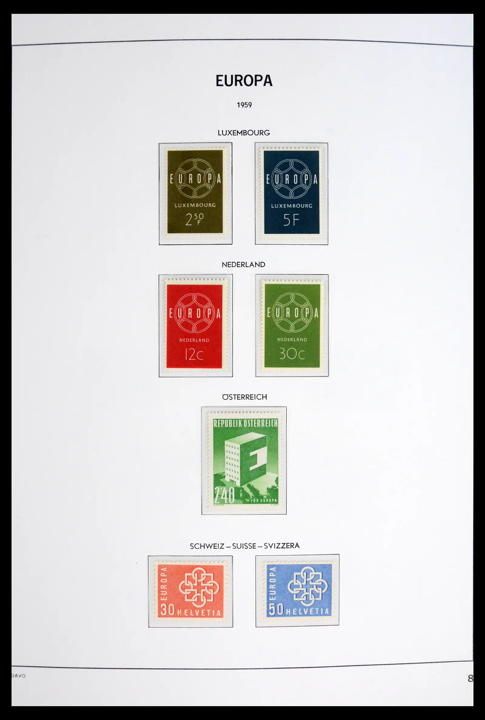 42075 0008 - Stamp collection 42075 Europa Cept complete mnh 1956-2012!