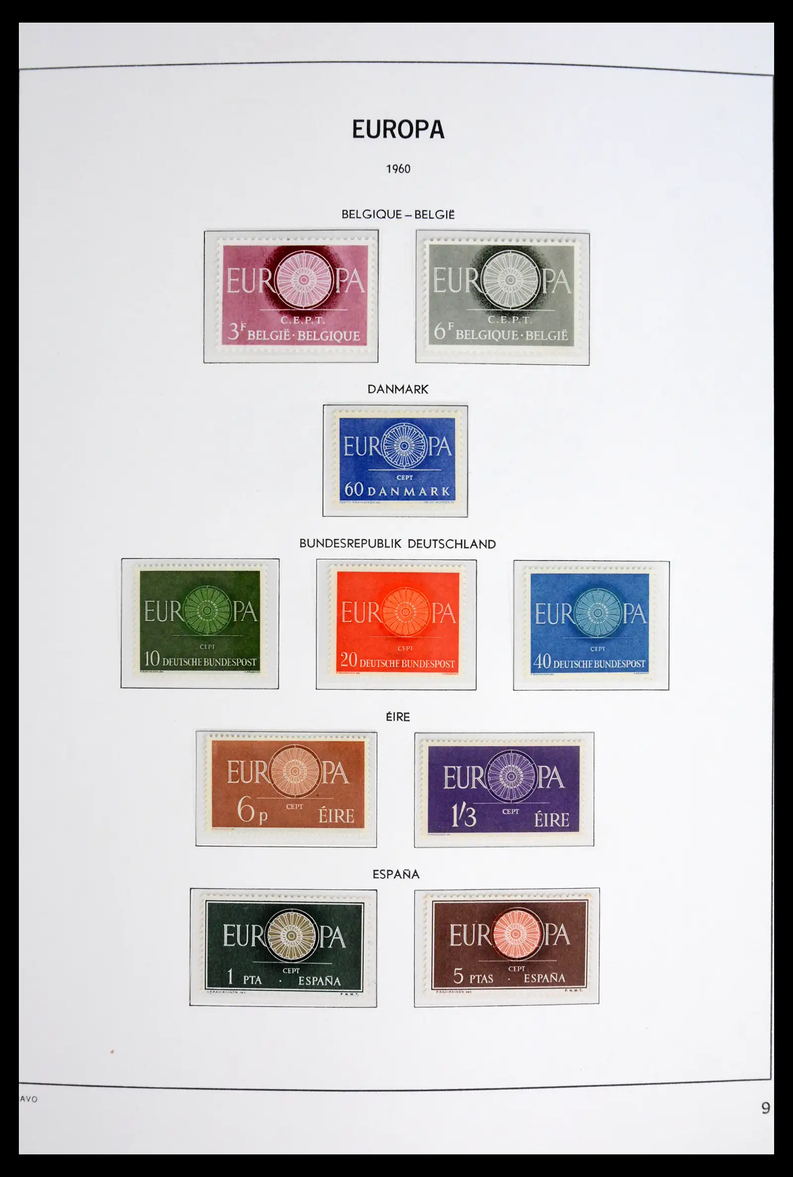 42075 0009 - Stamp collection 42075 Europa Cept complete mnh 1956-2012!