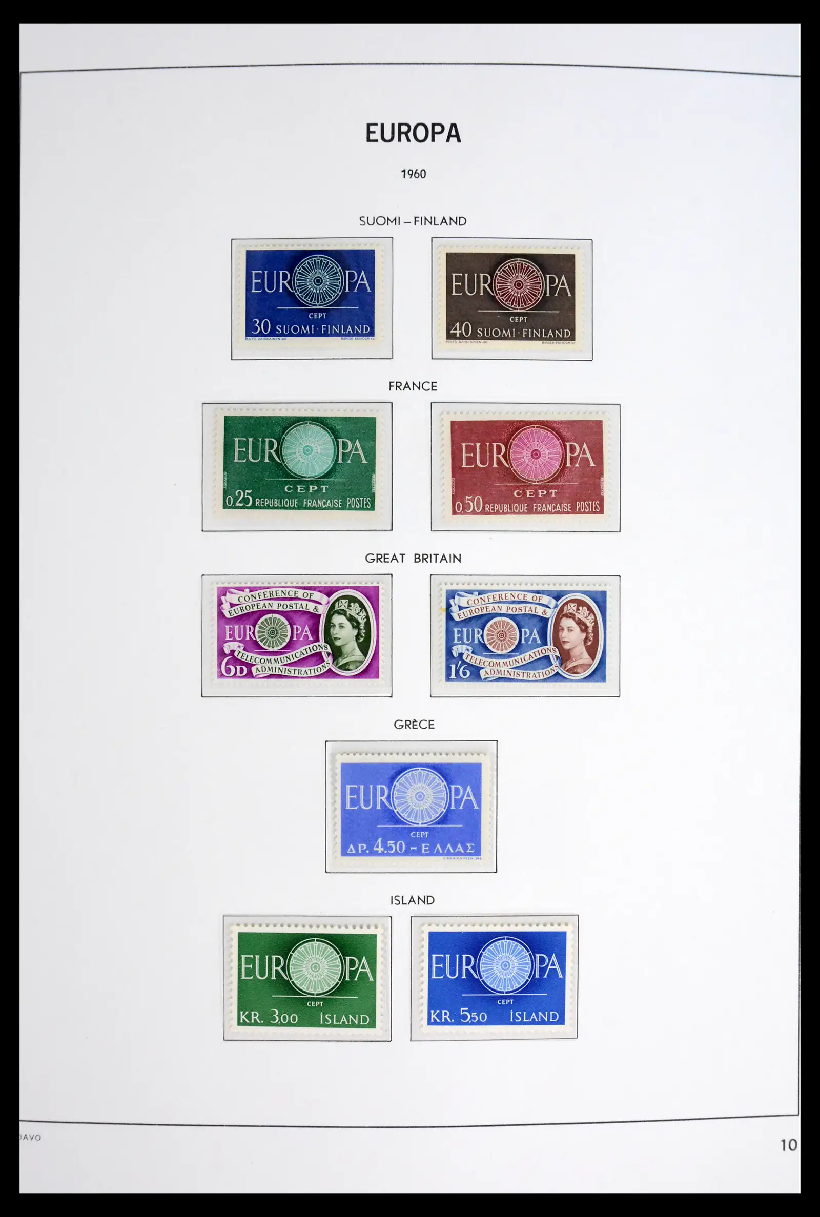 42075 0010 - Stamp collection 42075 Europa Cept complete mnh 1956-2012!