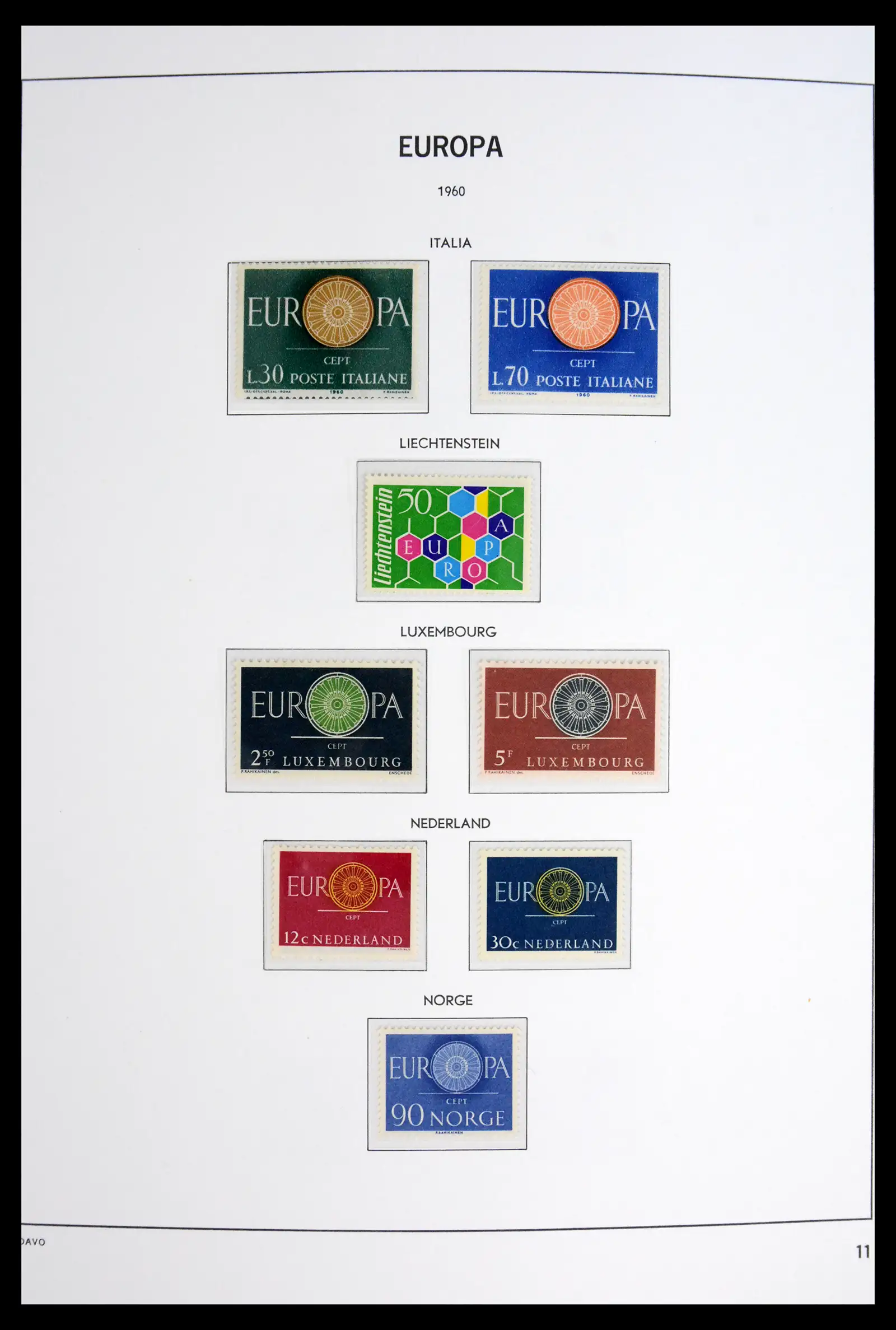 42075 0011 - Stamp collection 42075 Europa Cept complete mnh 1956-2012!
