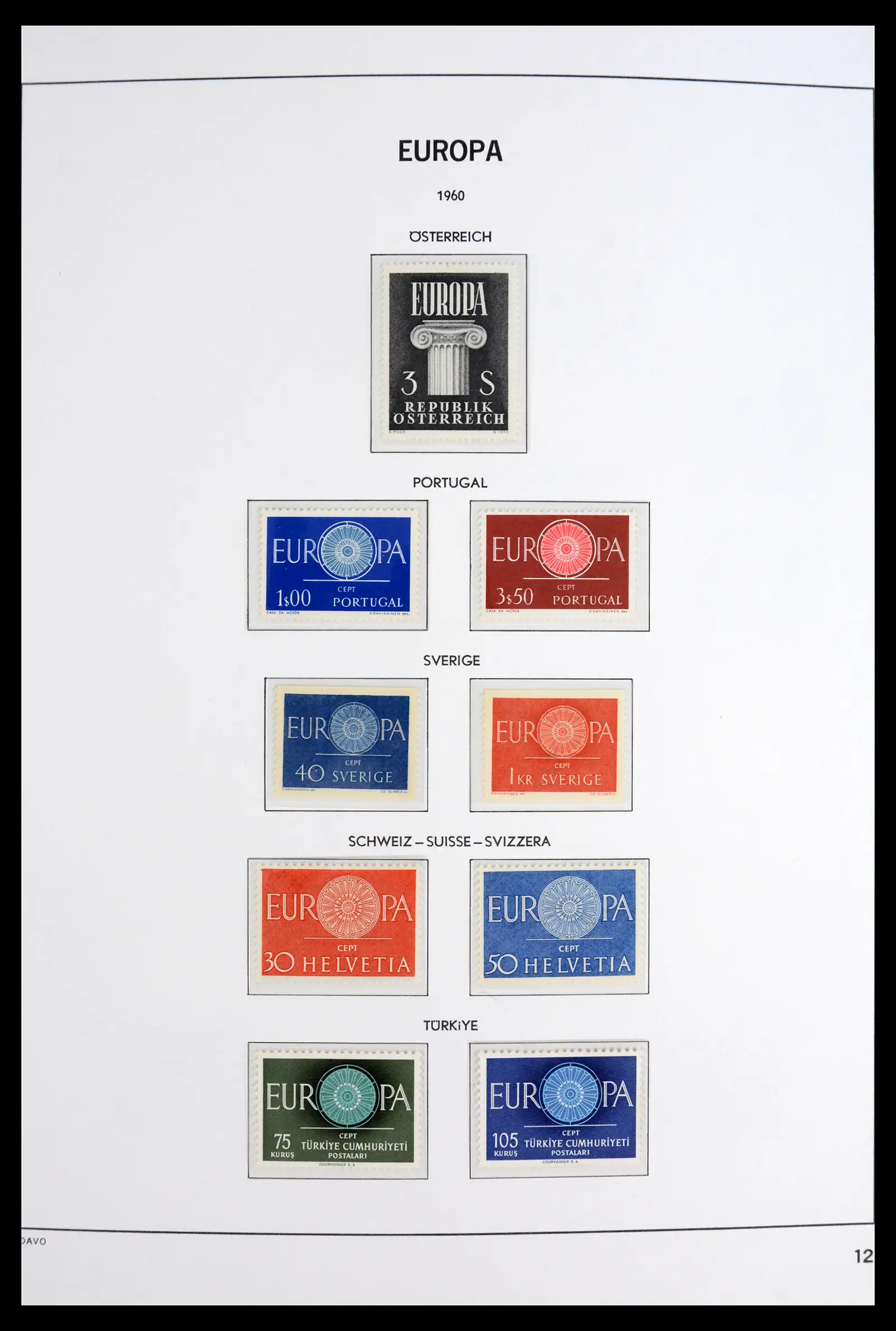 42075 0012 - Stamp collection 42075 Europa Cept complete mnh 1956-2012!