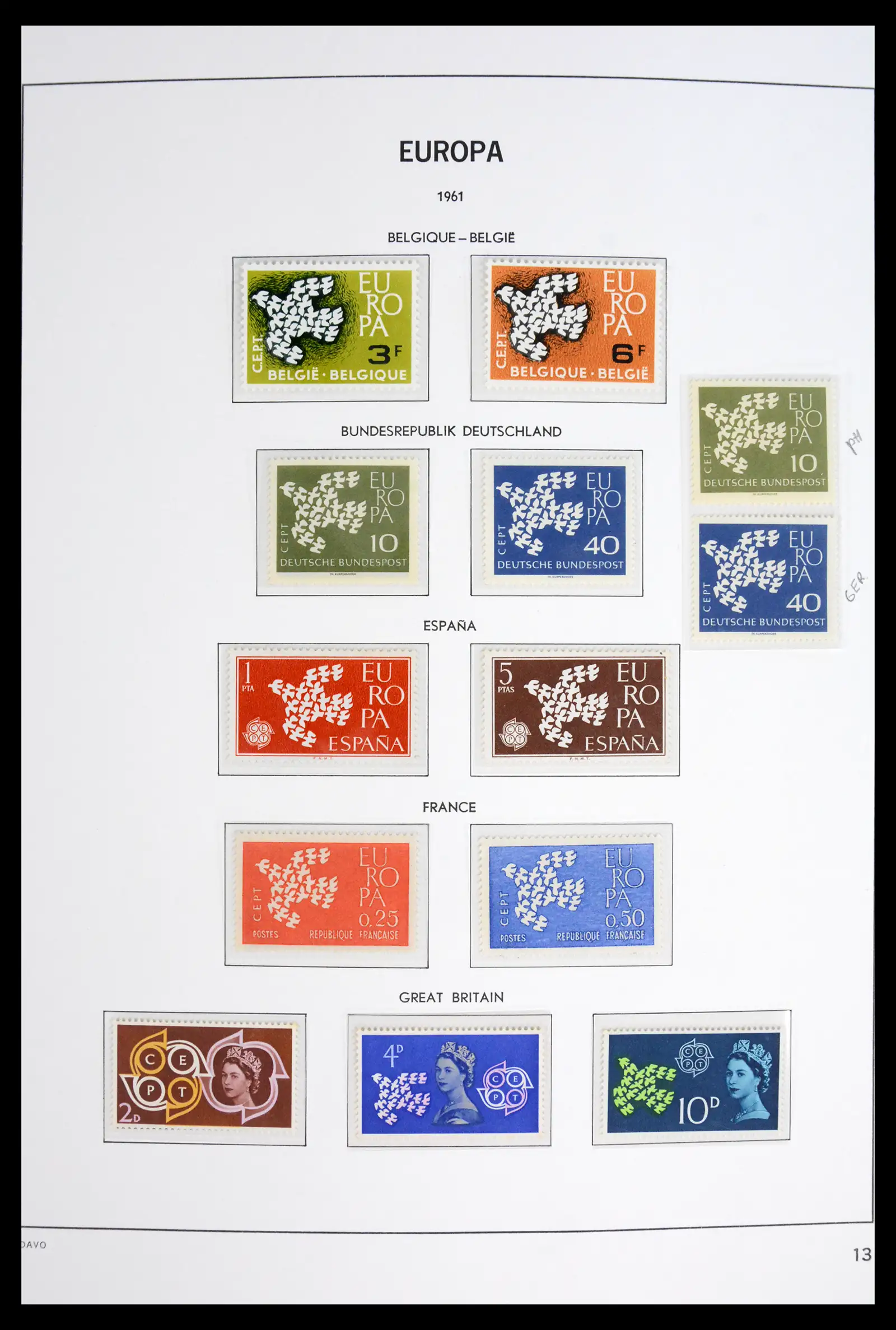 42075 0013 - Stamp collection 42075 Europa Cept complete mnh 1956-2012!
