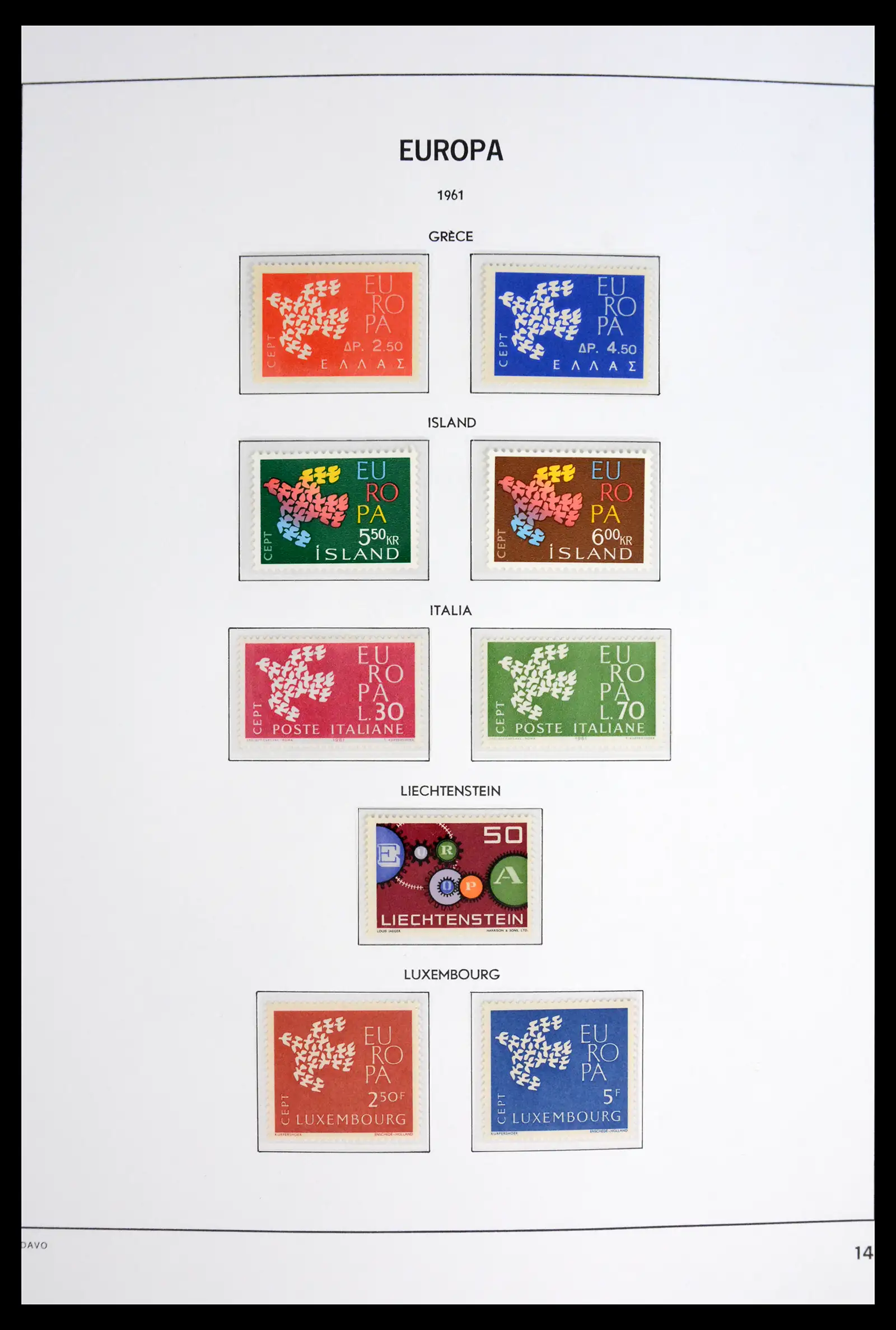 42075 0014 - Stamp collection 42075 Europa Cept complete mnh 1956-2012!