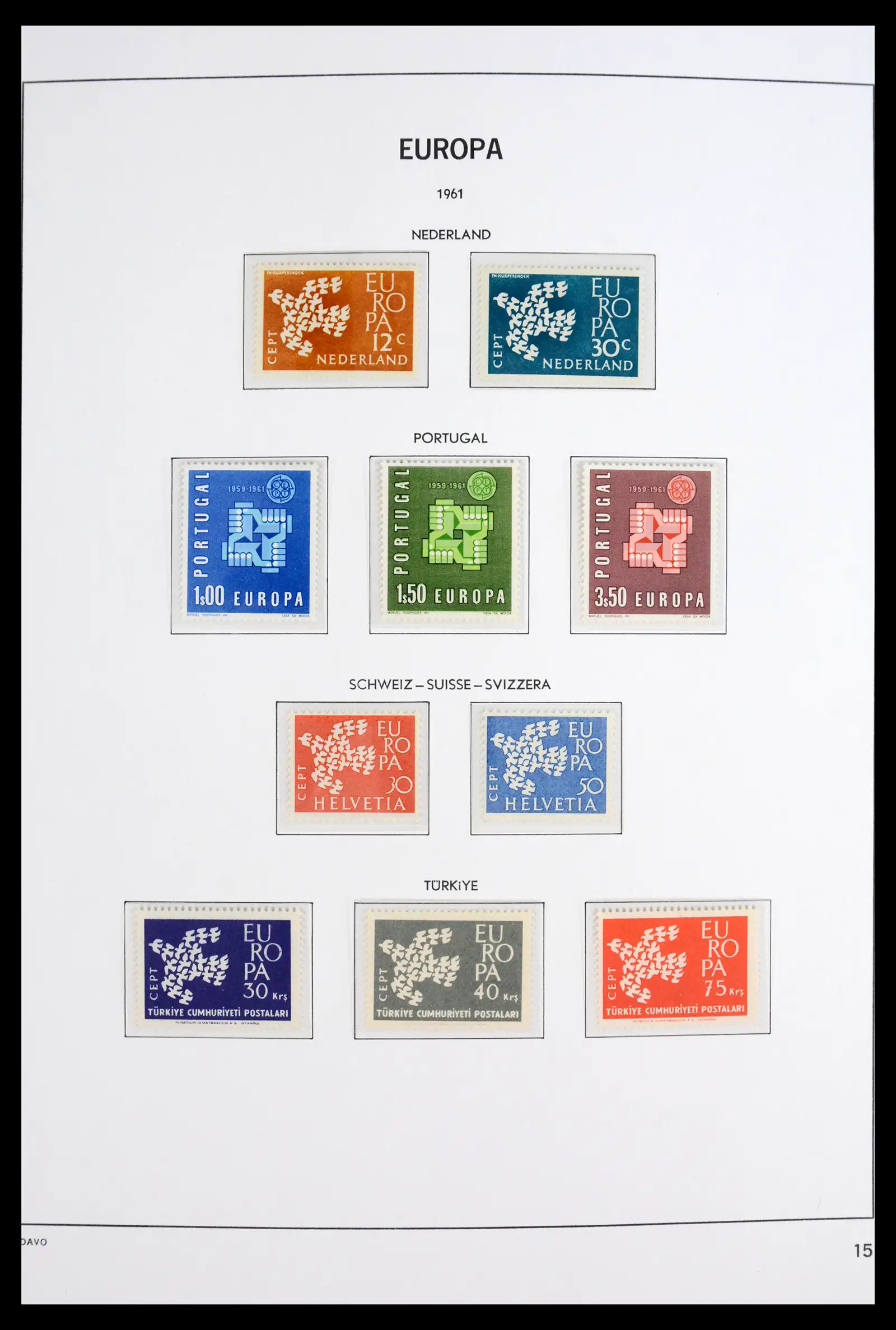 42075 0015 - Stamp collection 42075 Europa Cept complete mnh 1956-2012!