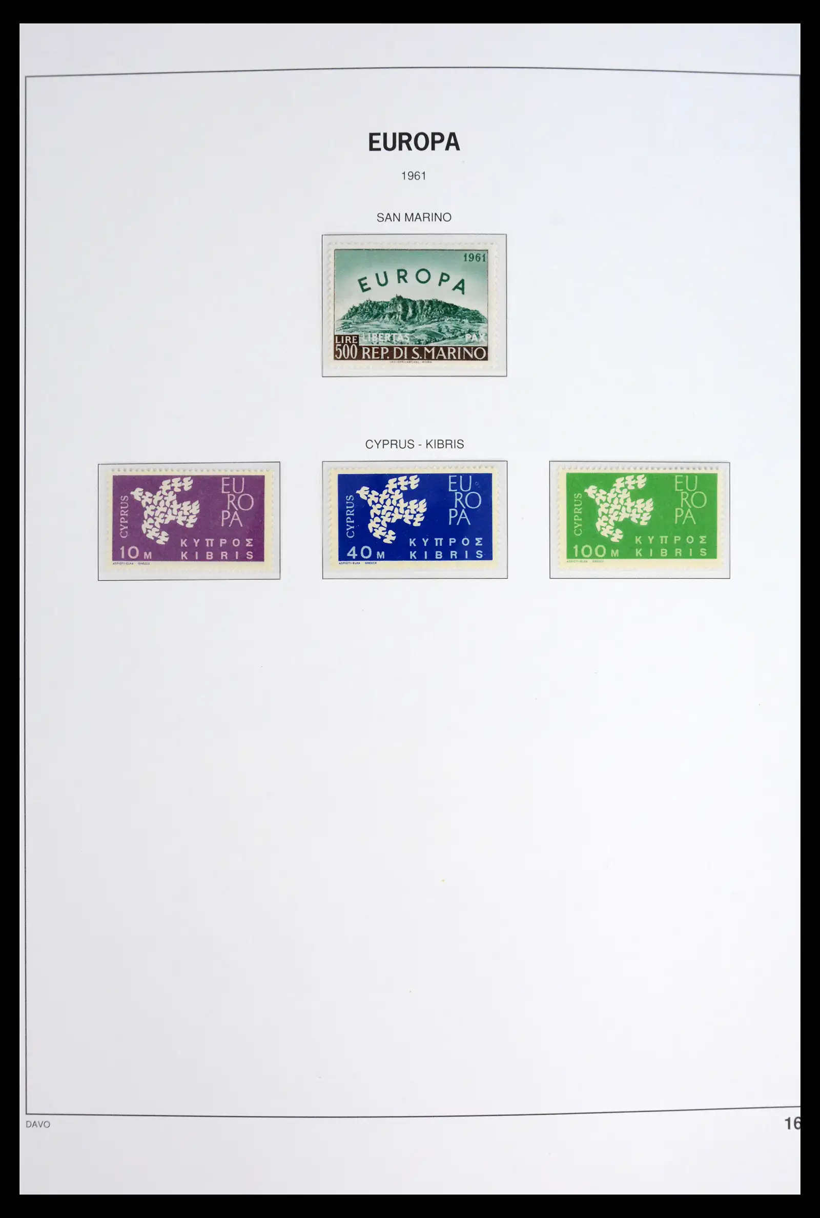 42075 0016 - Stamp collection 42075 Europa Cept complete mnh 1956-2012!