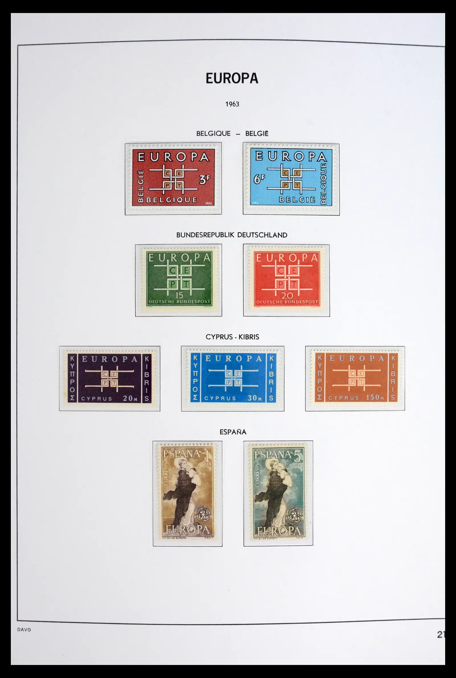 42075 0022 - Stamp collection 42075 Europa Cept complete mnh 1956-2012!