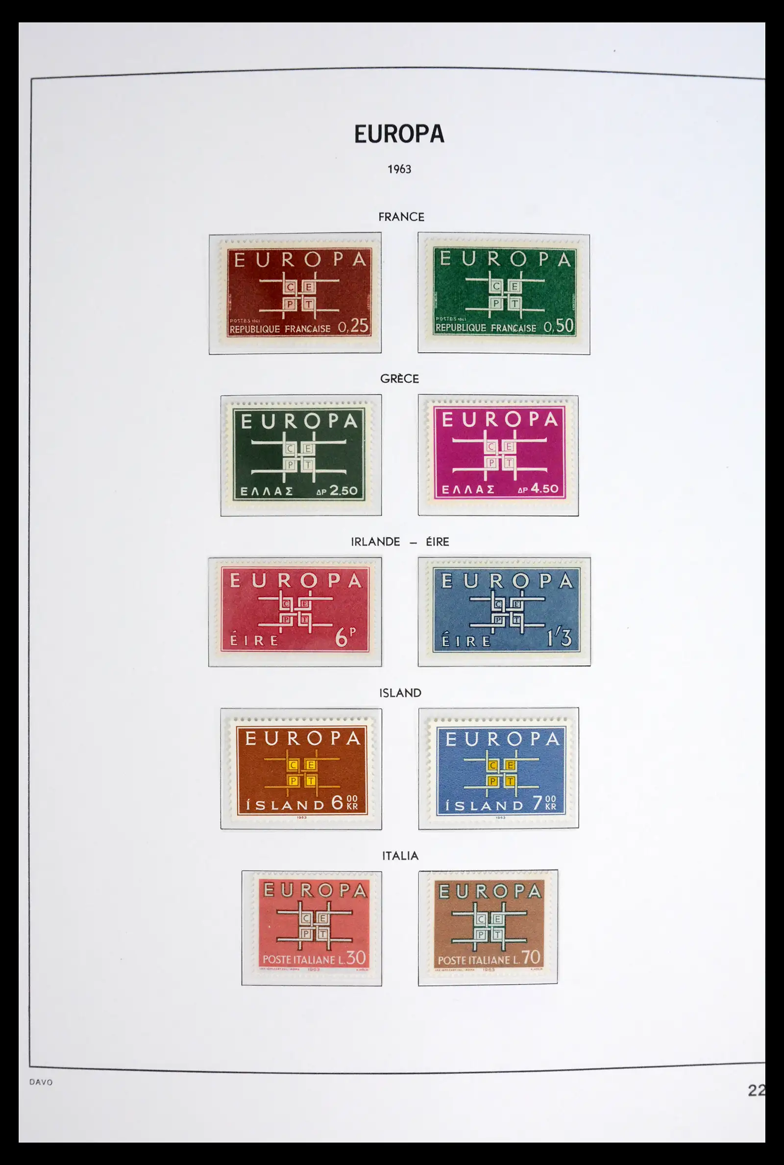 42075 0023 - Stamp collection 42075 Europa Cept complete mnh 1956-2012!