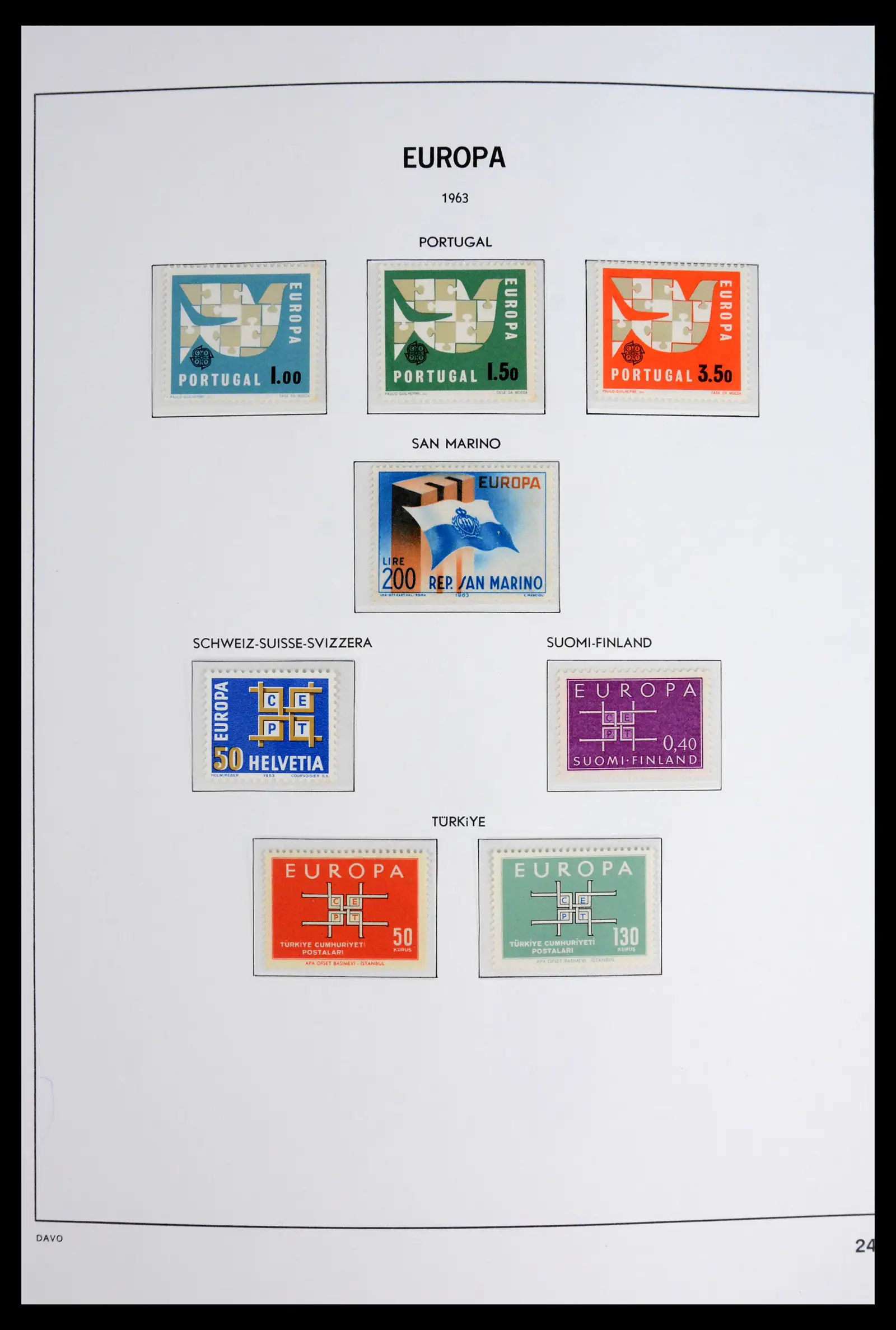 42075 0025 - Stamp collection 42075 Europa Cept complete mnh 1956-2012!