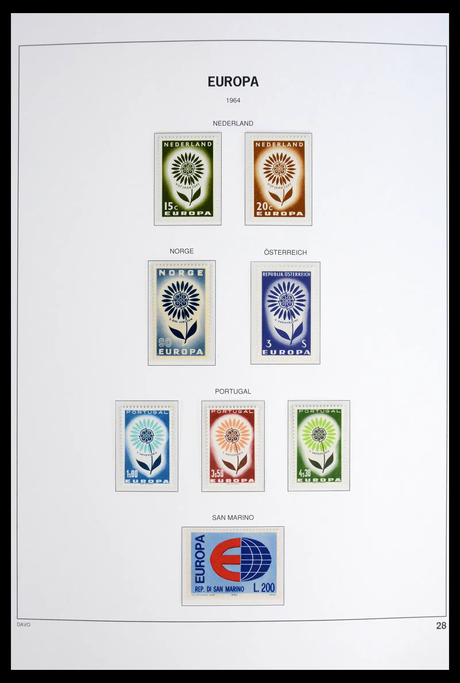 42075 0029 - Stamp collection 42075 Europa Cept complete mnh 1956-2012!