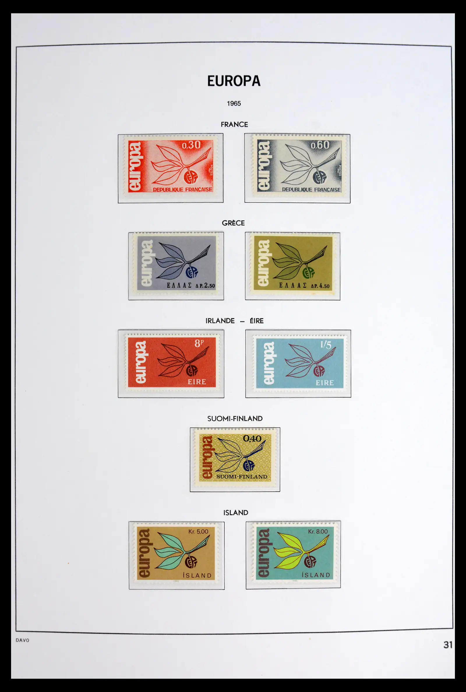 42075 0032 - Stamp collection 42075 Europa Cept complete mnh 1956-2012!